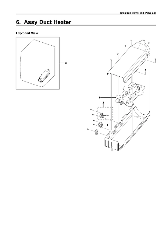 Duct Heater Parts
