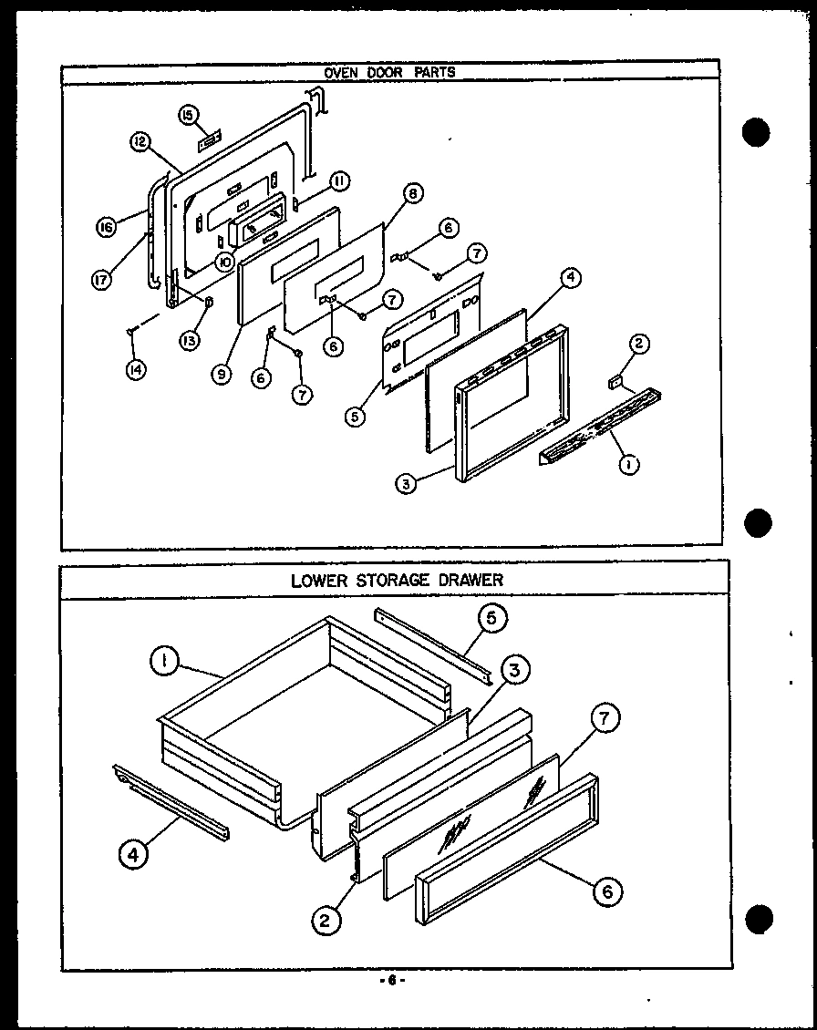 04 - OVEN DOOR PARTS
