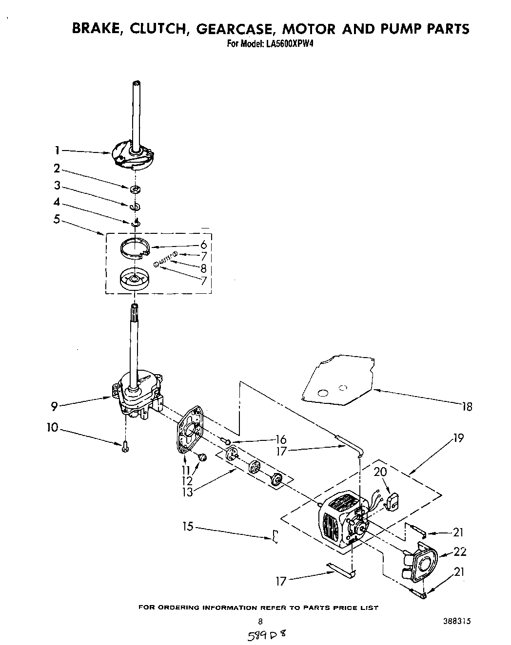 06 - BRAKE, CLUTCH, GEARCASE, MOTOR AND PUMP