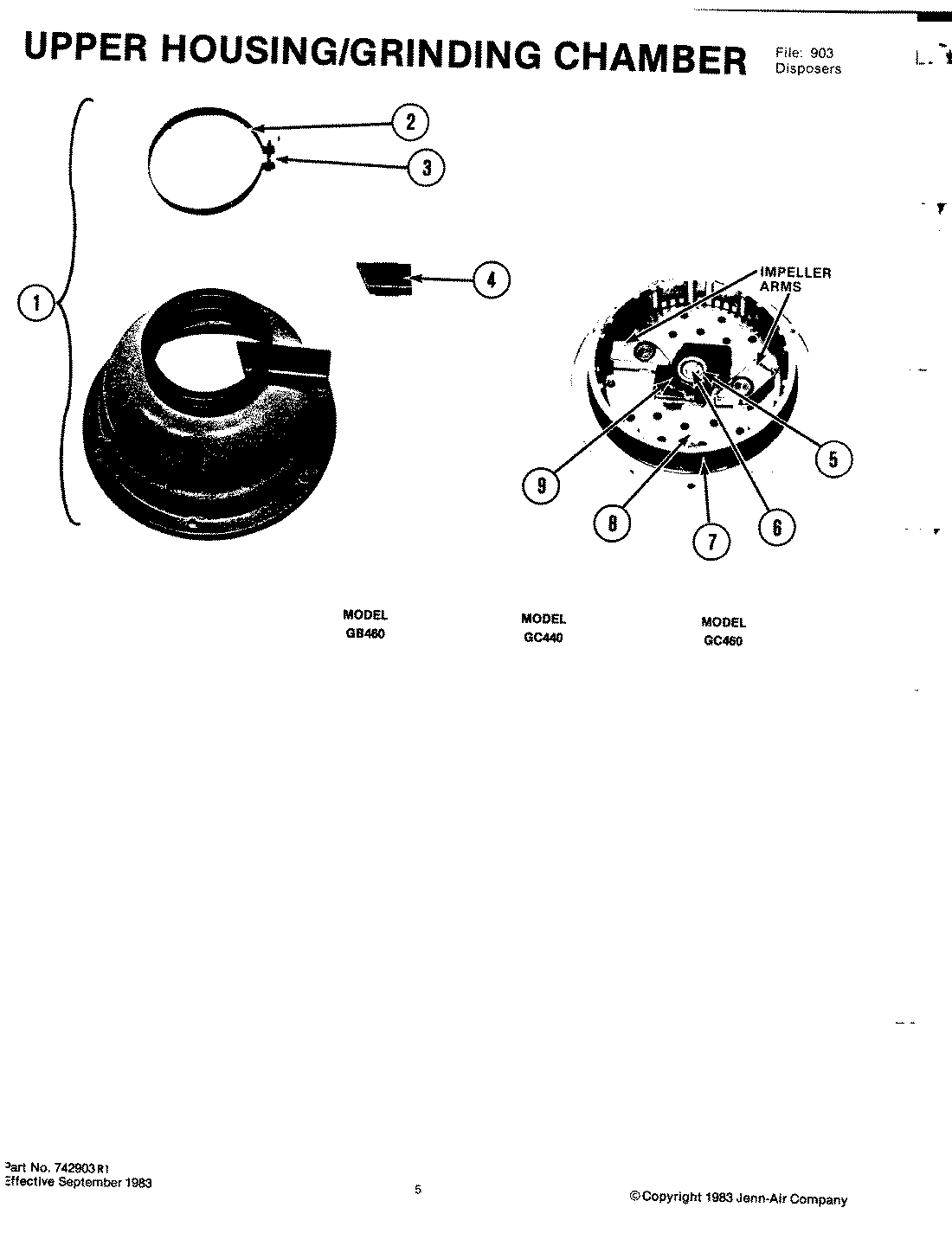 03 - UPPER HOUSING/GRINDING CHAMBER