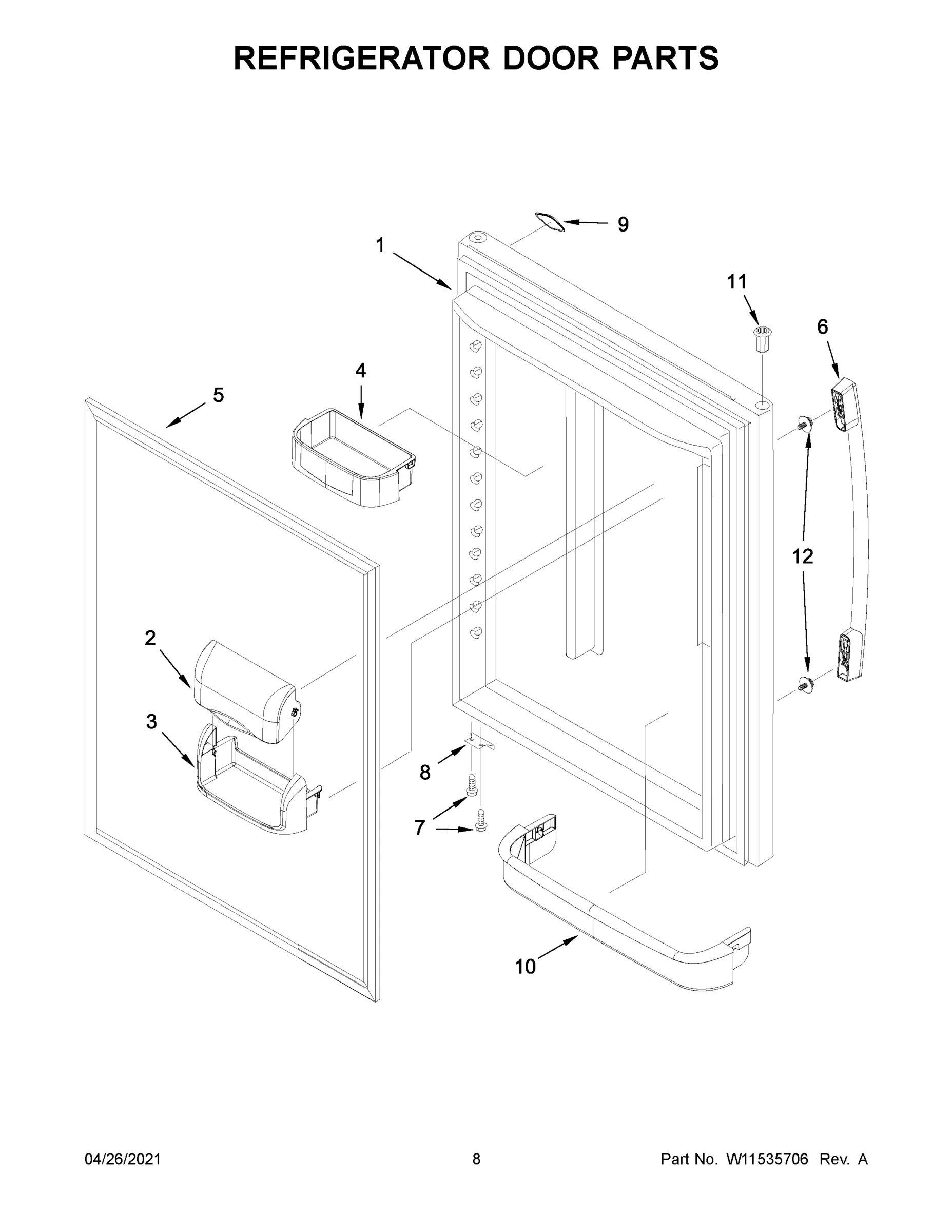 05 - REFRIGERATOR DOOR PARTS