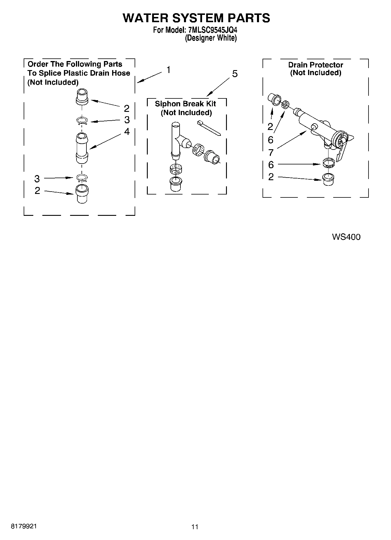 07 - WATER SYSTEM PARTS