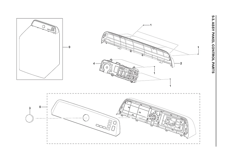 CONTROL PANEL PARTS