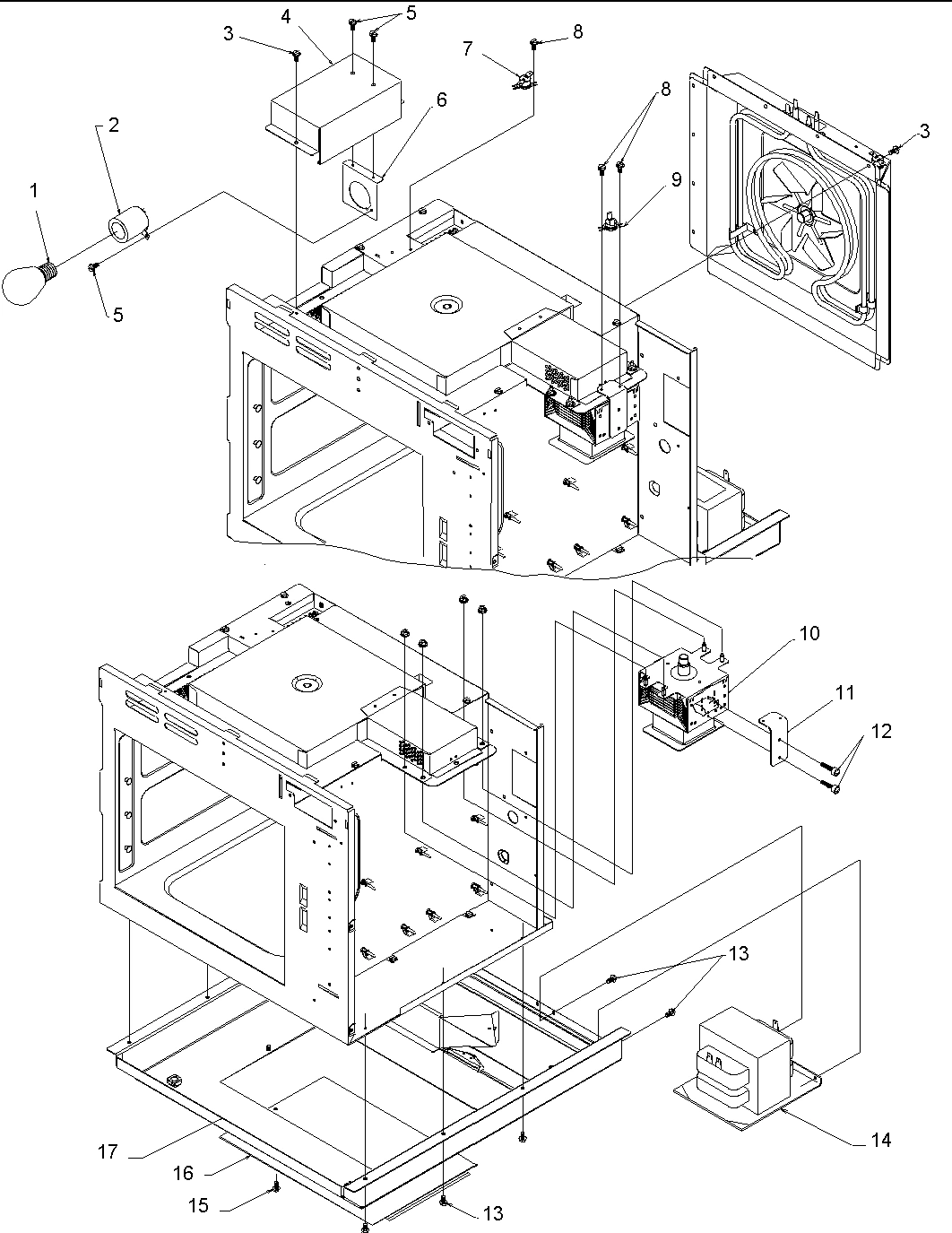 07 - Oven Cavity Assembly