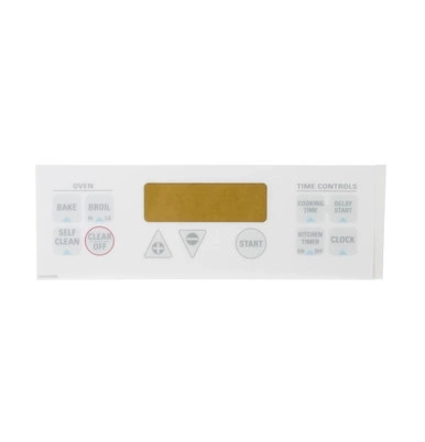 WB27K5338 GE Range White Clock Plate