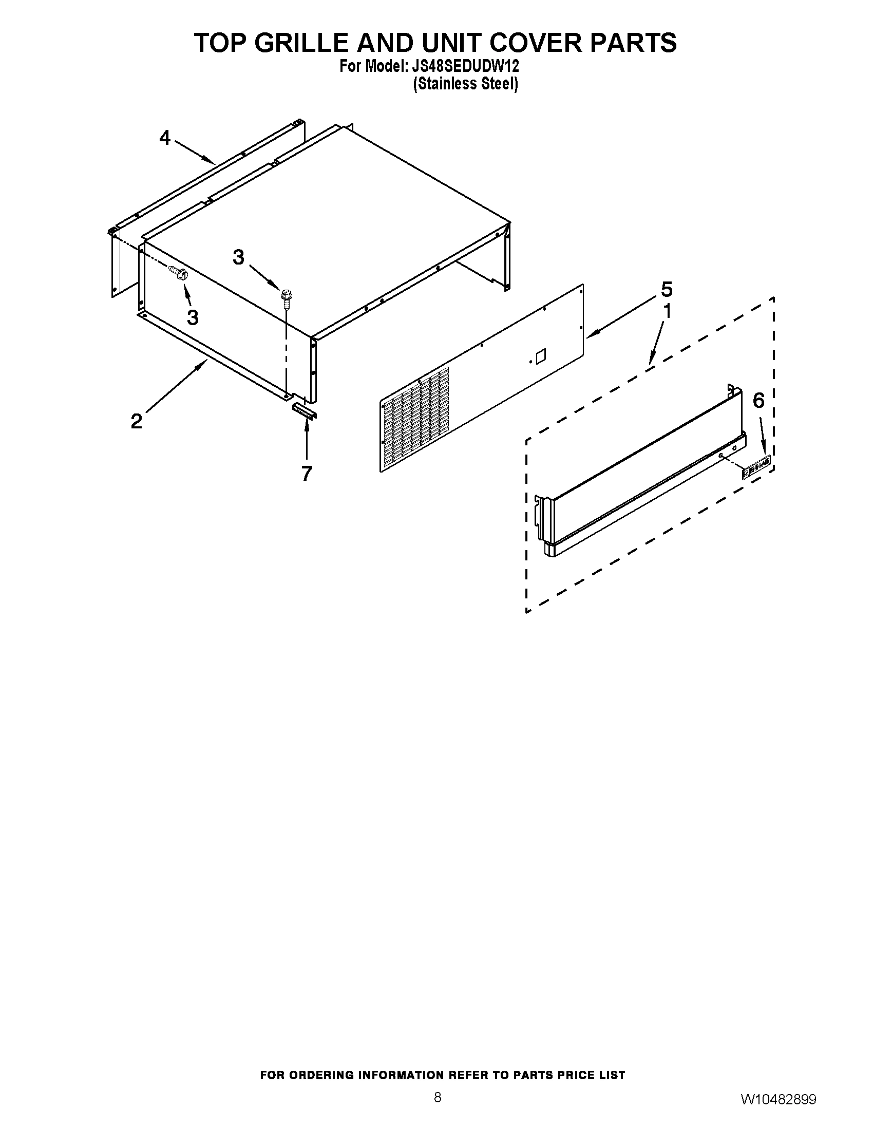 06 - TOP GRILLE AND UNIT COVER PARTS