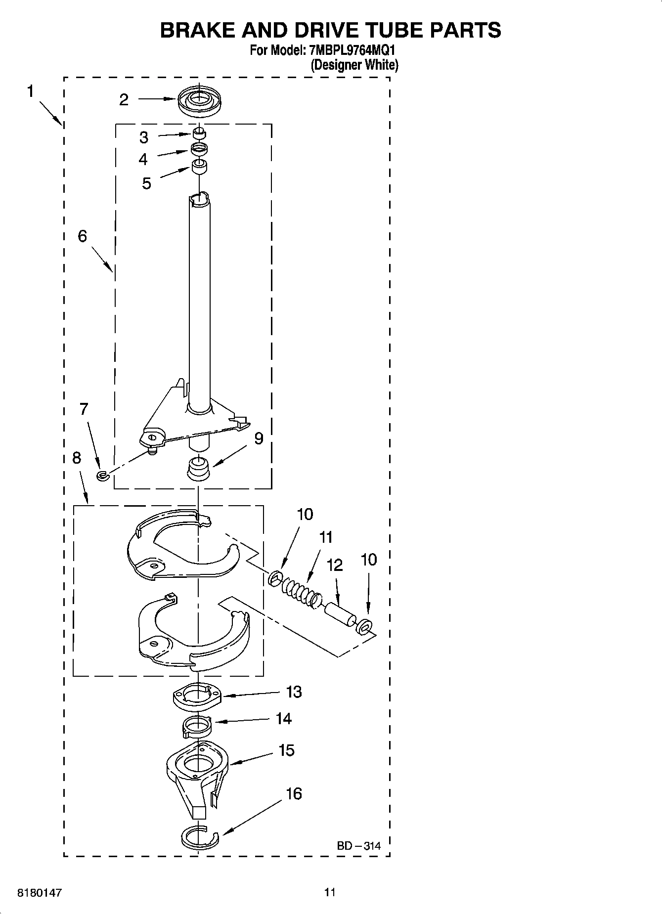 07 - BRAKE AND DRIVE TUBE PARTS