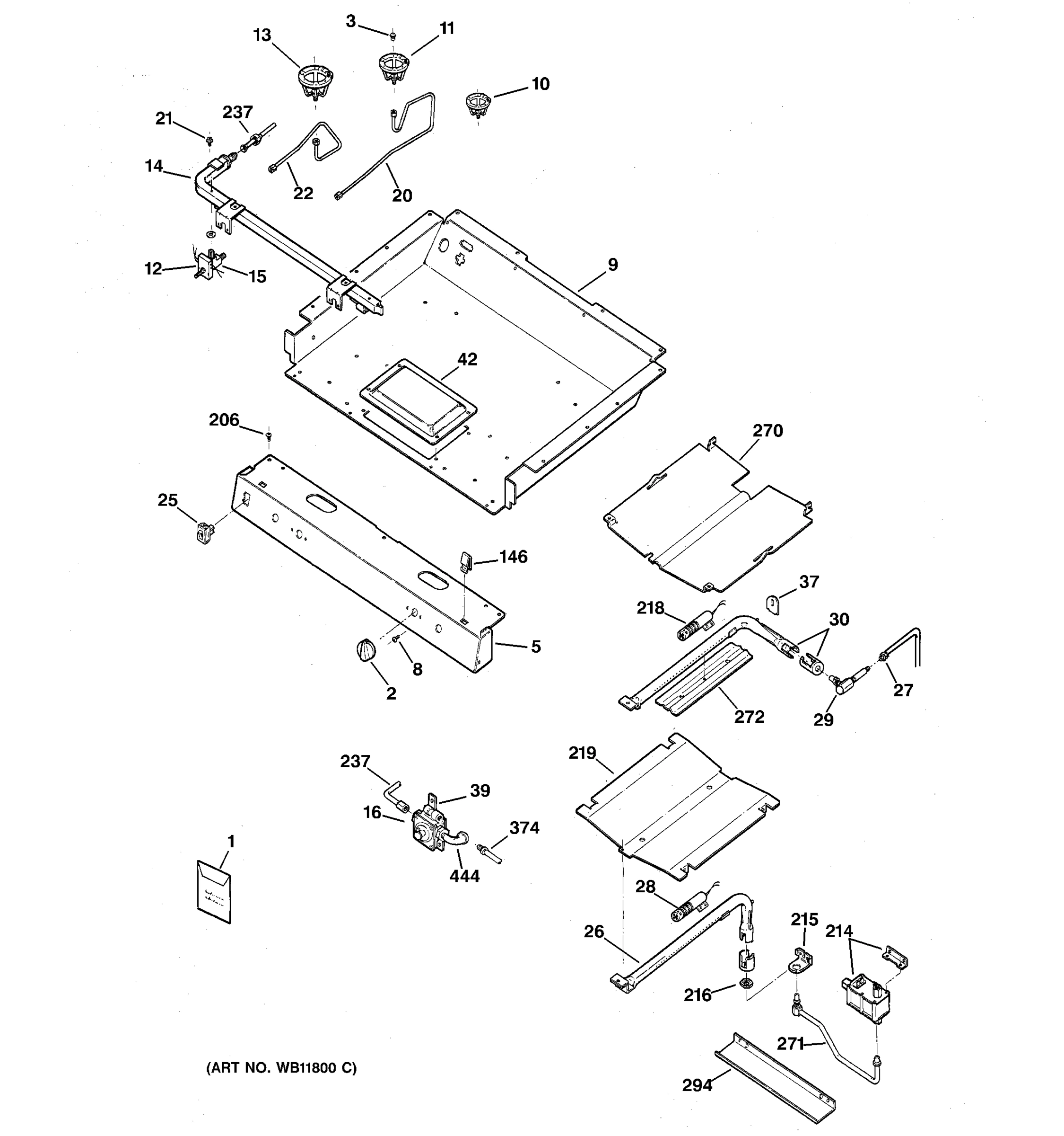 GAS & BURNER PARTS