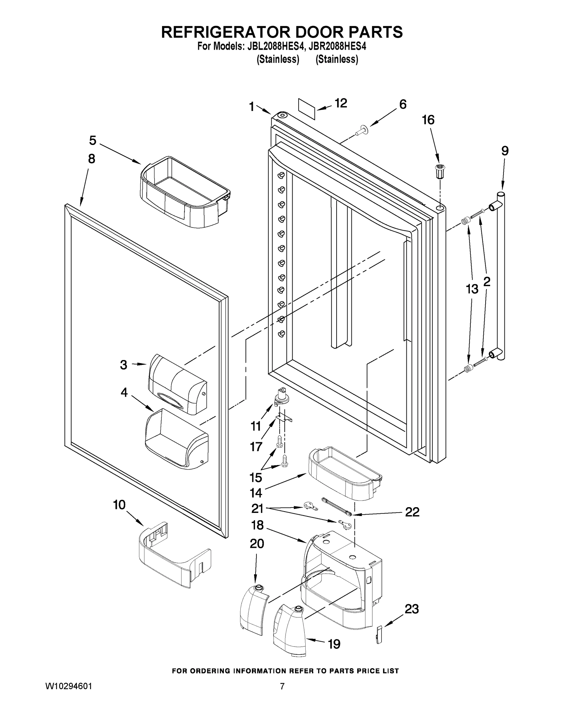 04 - REFRIGERATOR DOOR PARTS