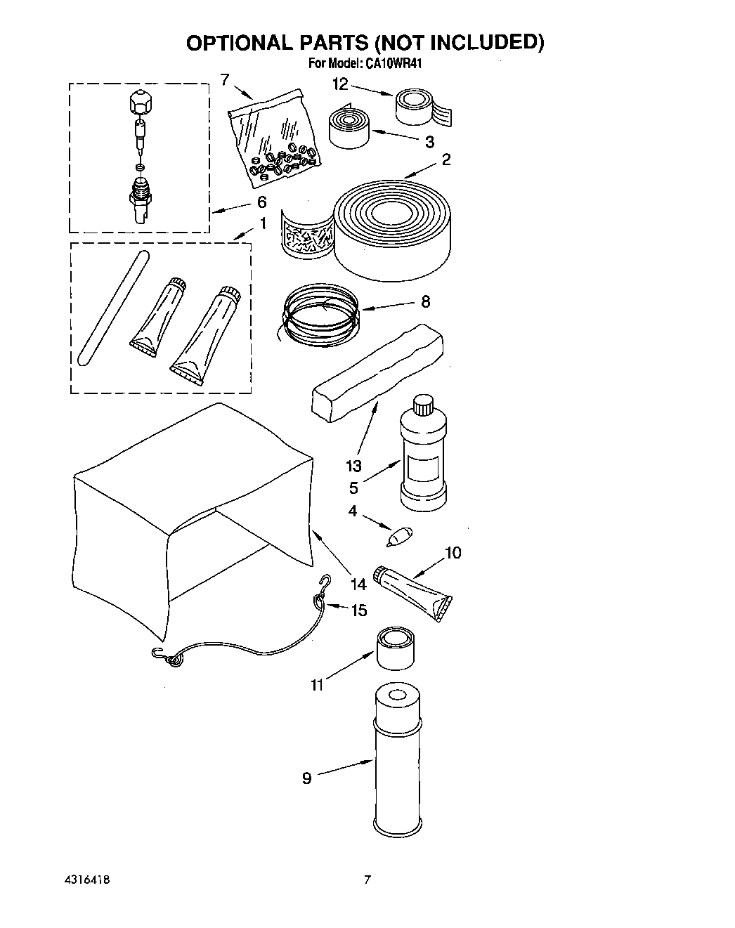 05 - OPTIONAL PARTS (NOT INCLUDED)