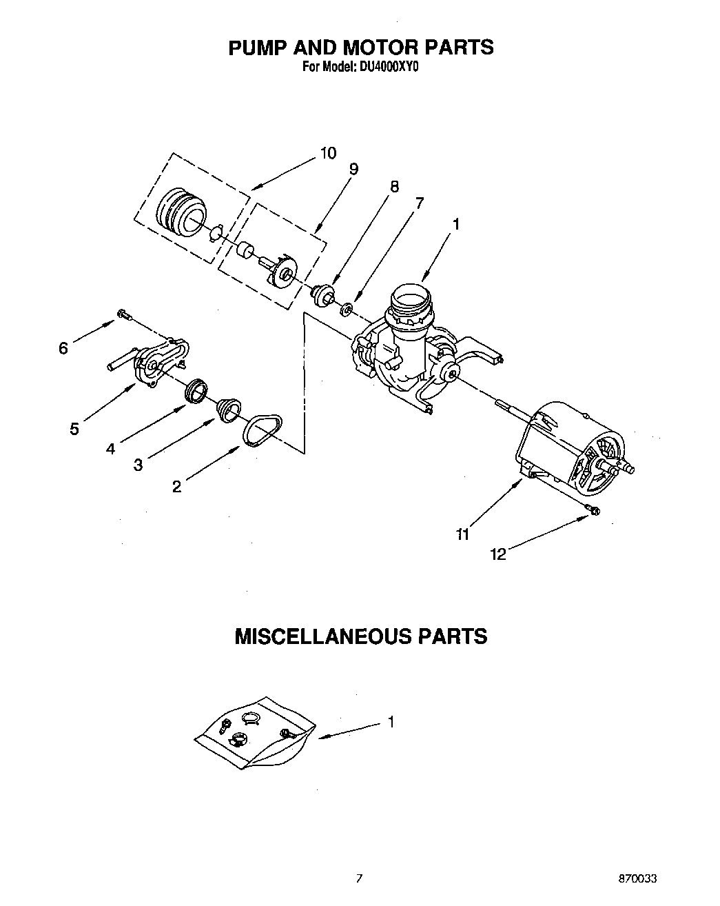 05 - PUMP AND MOTOR, MISCELLANEOUS