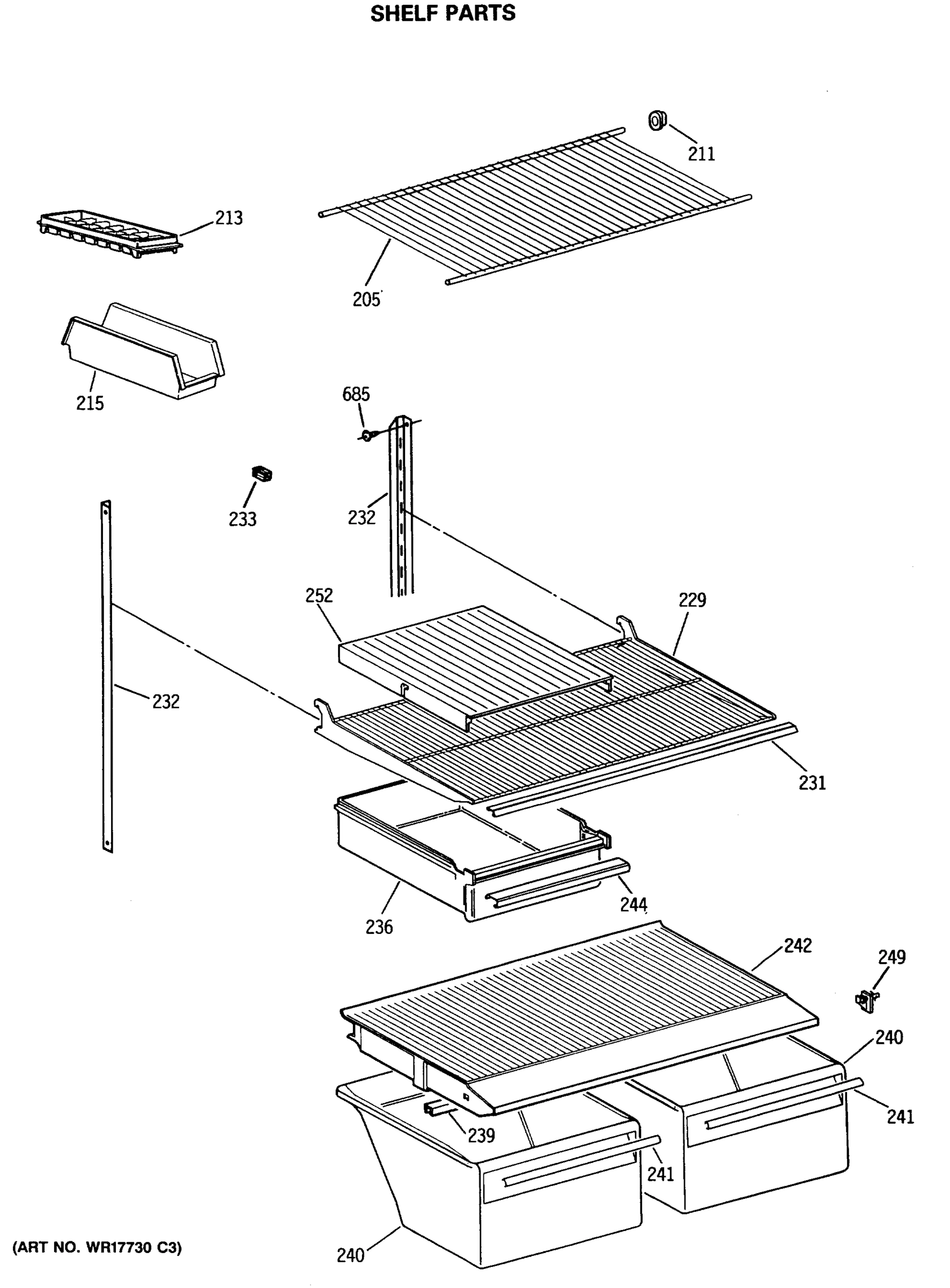 SHELF PARTS