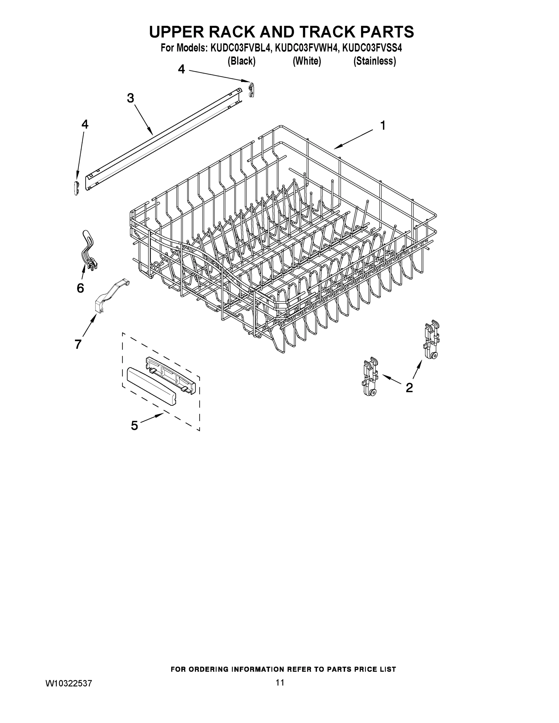 09 - UPPER RACK AND TRACK PARTS