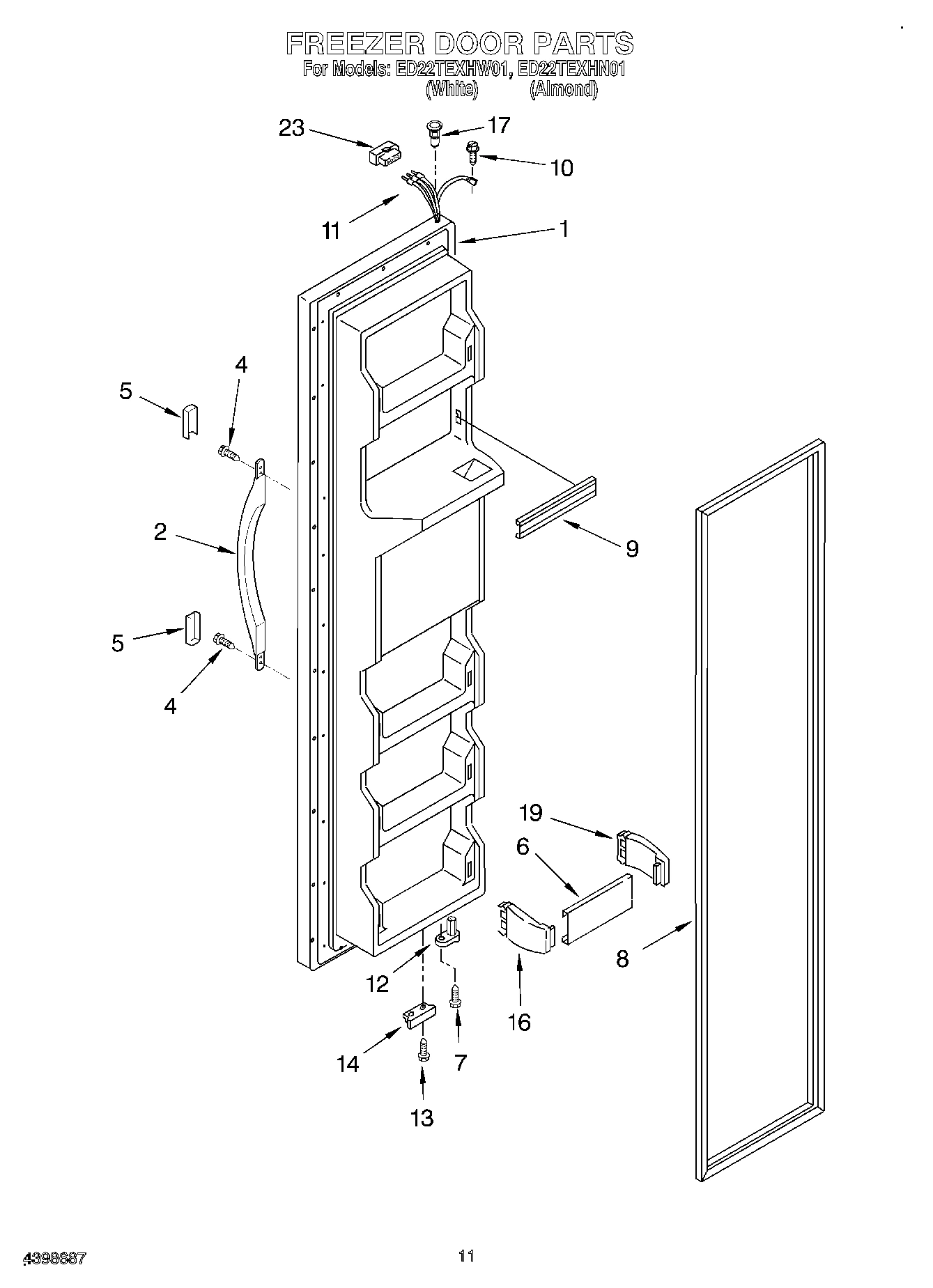 07 - FREEZER DOOR
