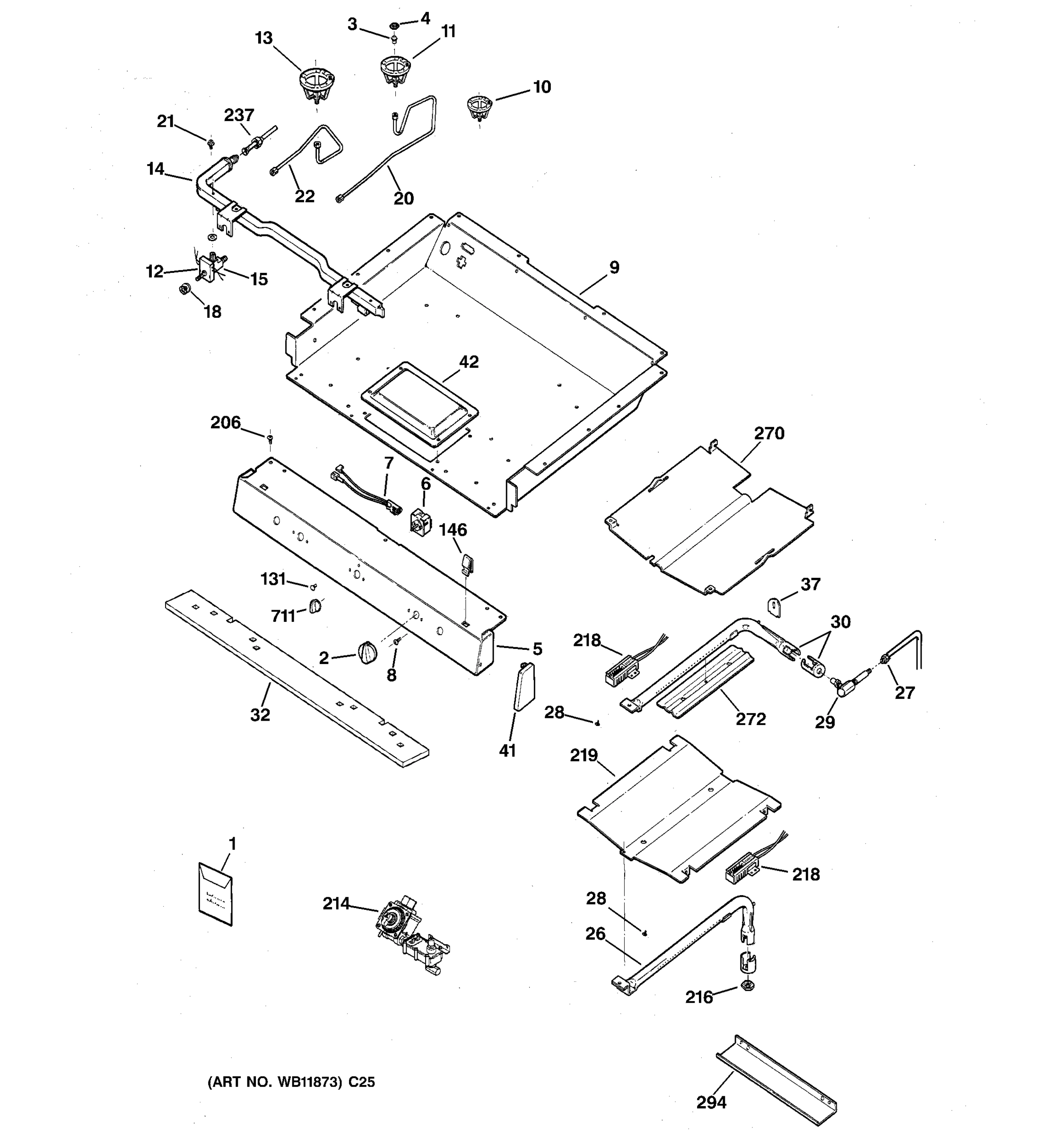 GAS & BURNER PARTS