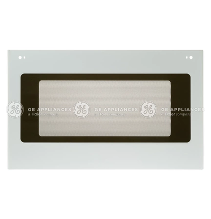 WB56X31651 GE Range Glass Panel Door in White