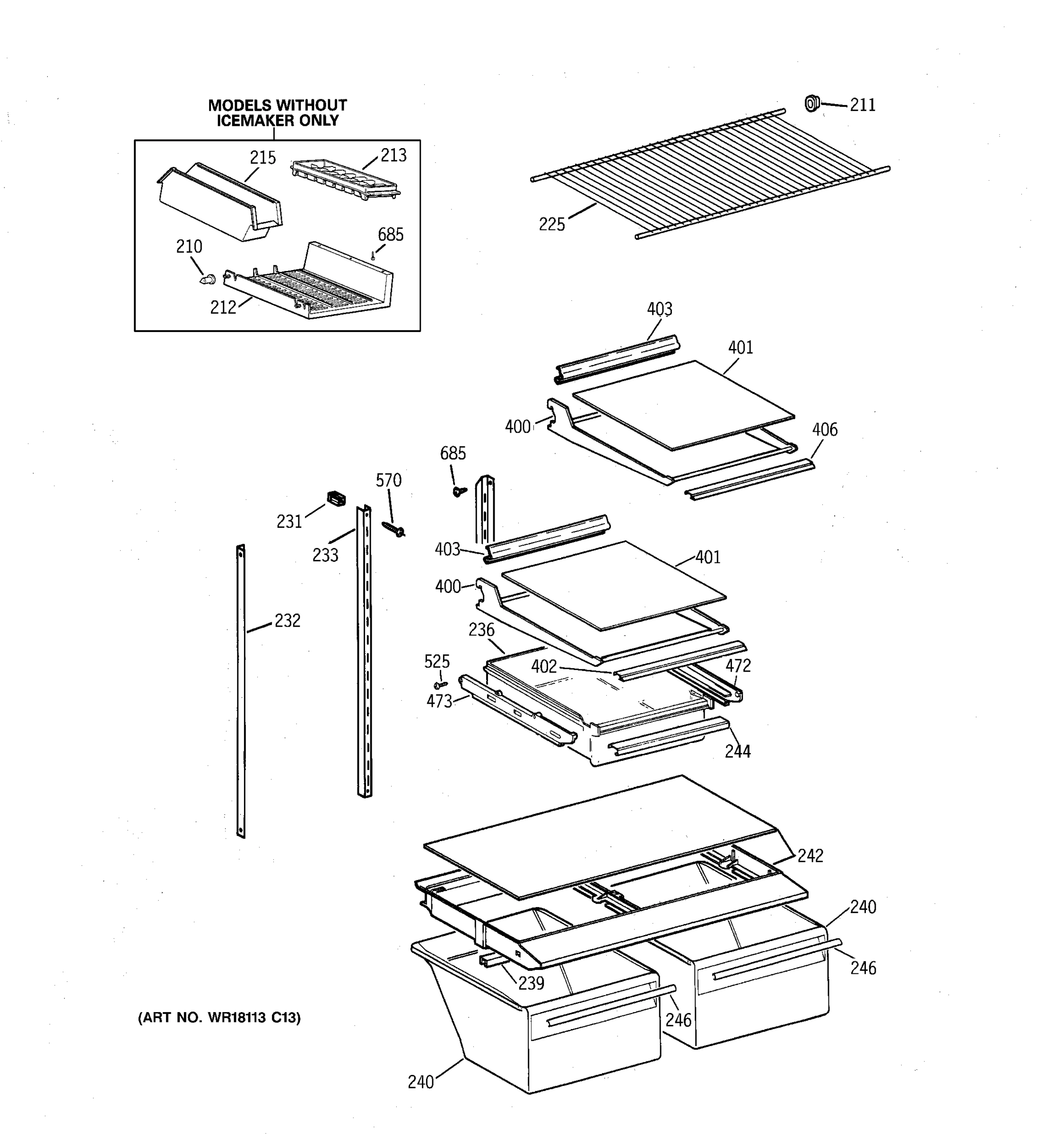 SHELF PARTS