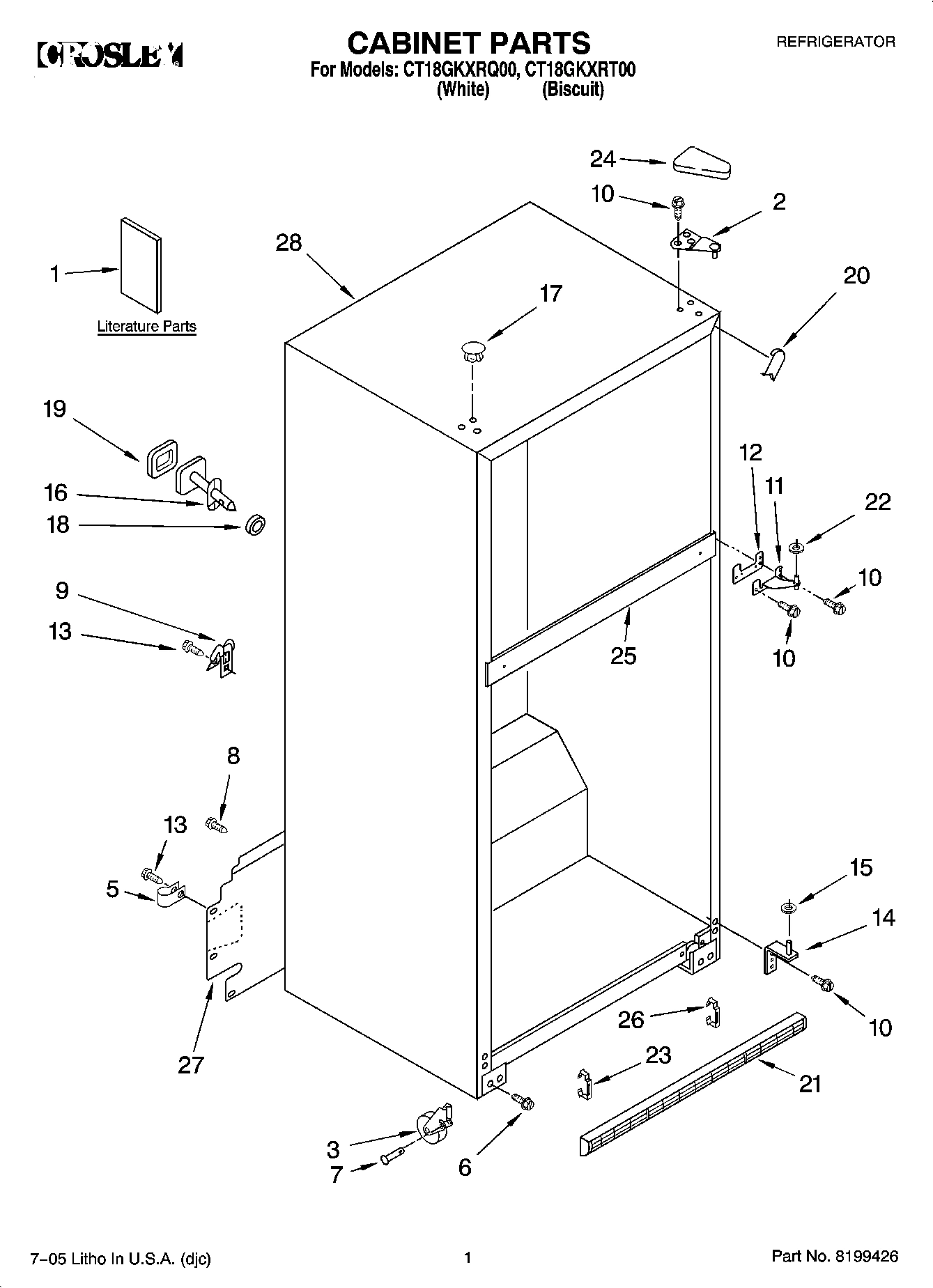 01 - CABINET PARTS