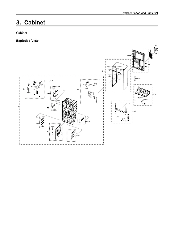 CABINET 1 PARTS
