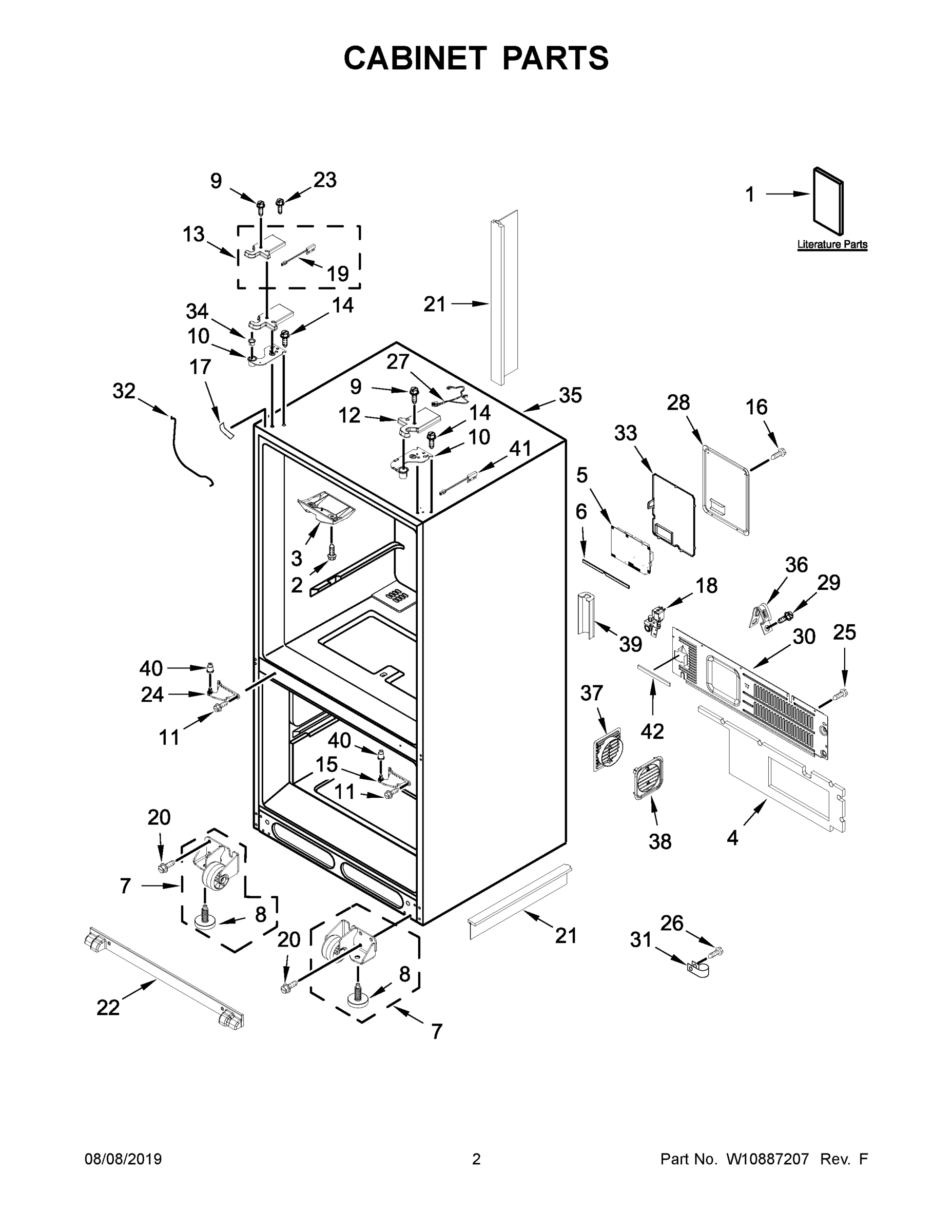 02 - CABINET PARTS