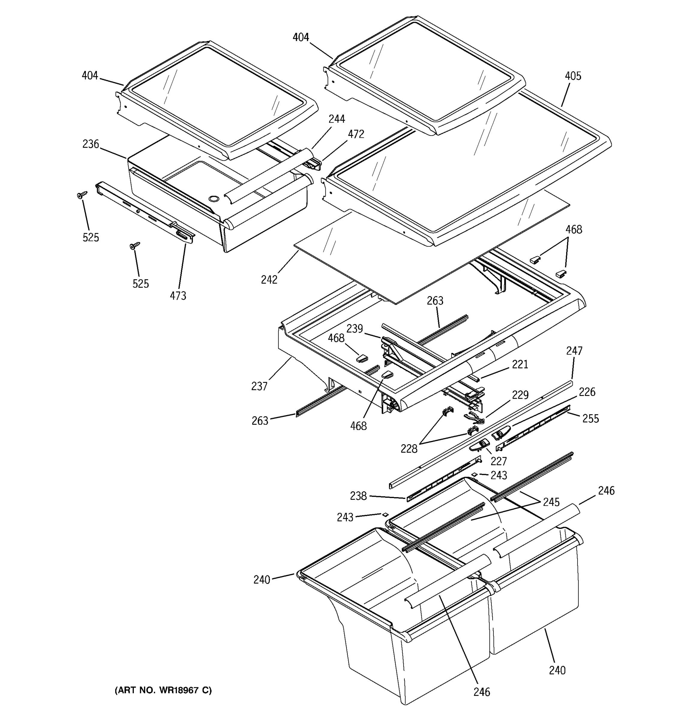 FRESH FOOD SHELVES