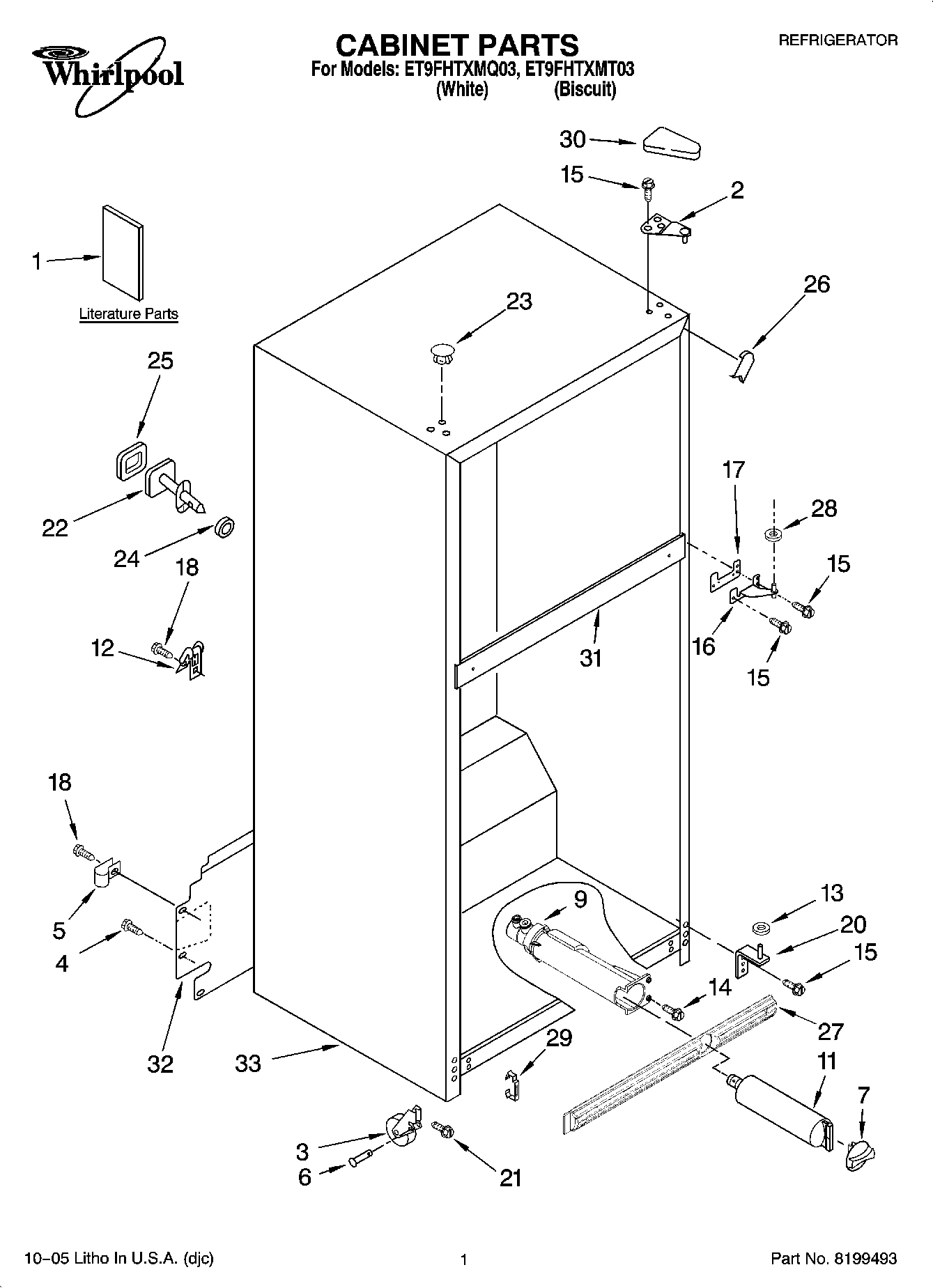 01 - CABINET PARTS
