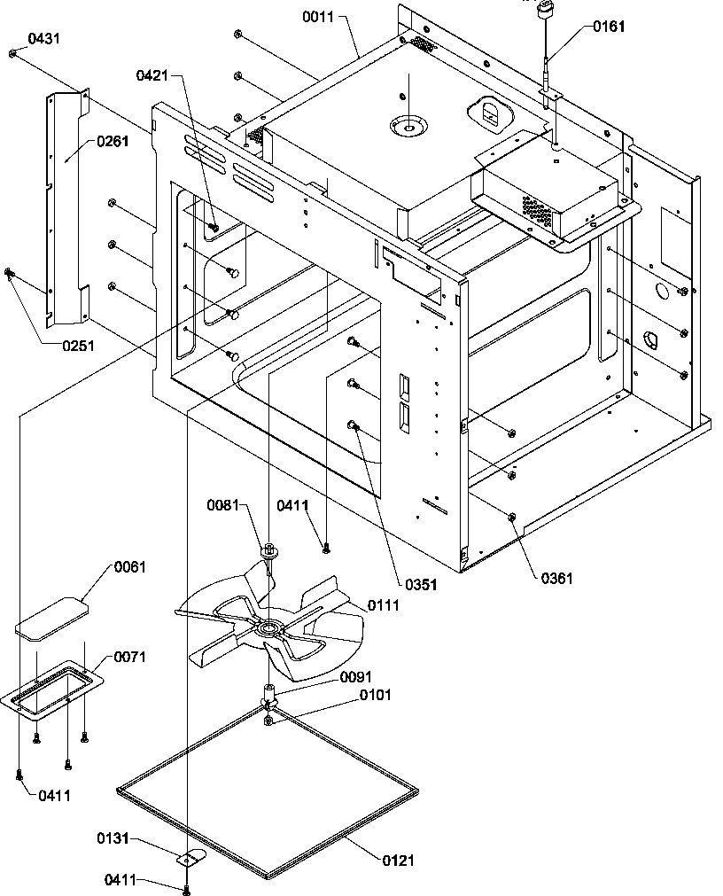 06 - OVEN CAVITY & STIRRER SYSTEM ASSEMBLIES