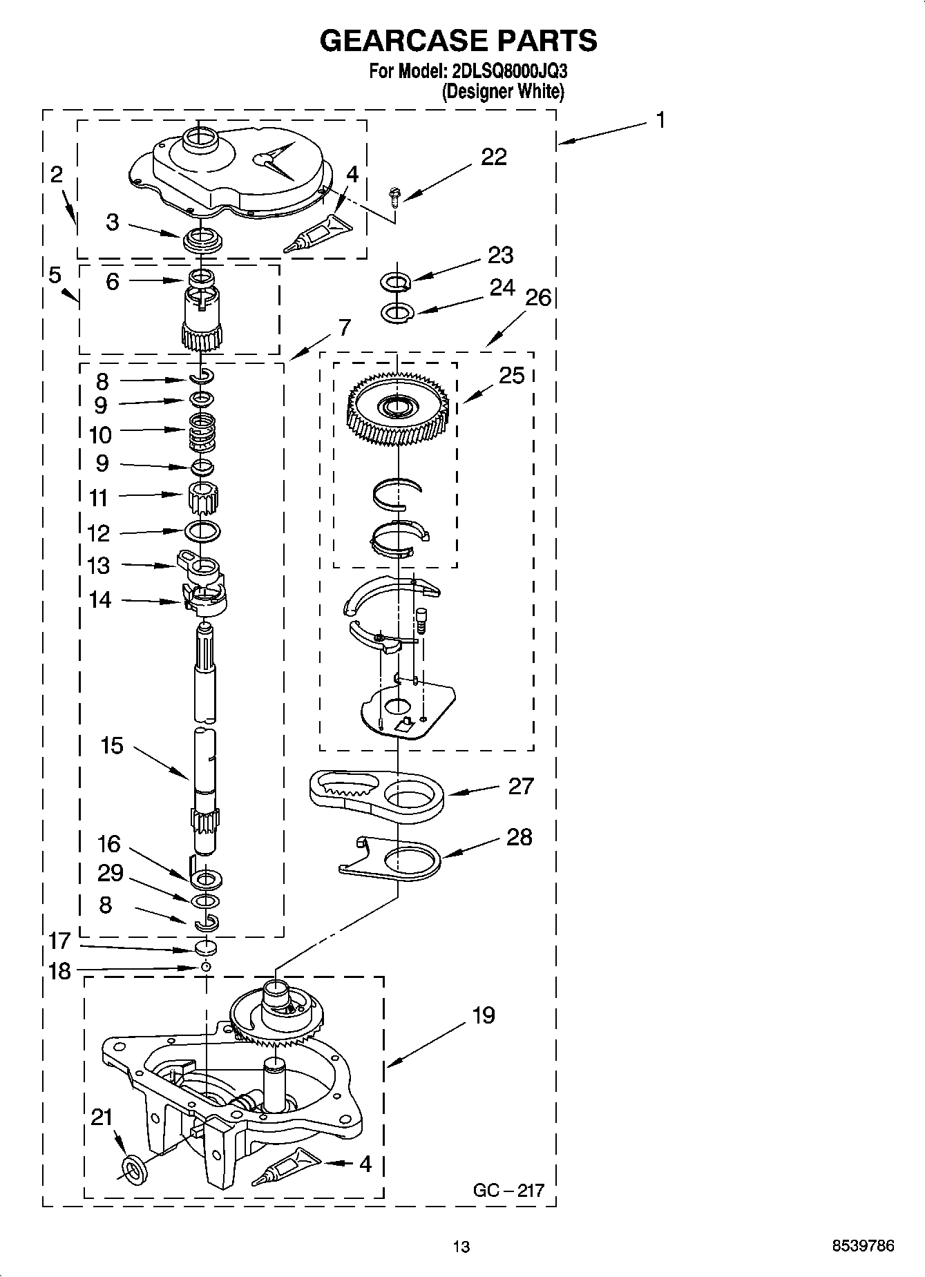 08 - GEARCASE PARTS