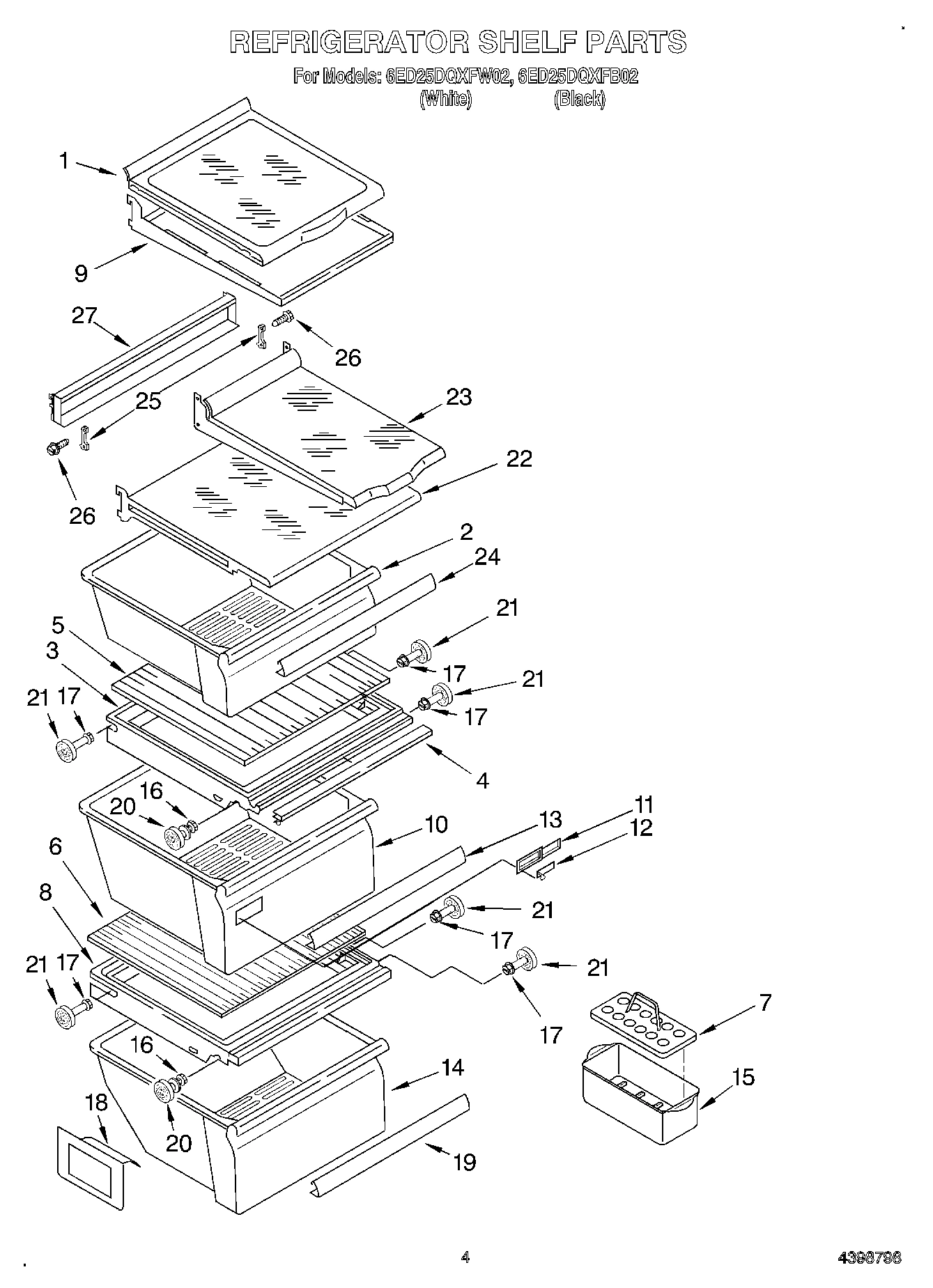 03 - REFRIGERATOR SHELF