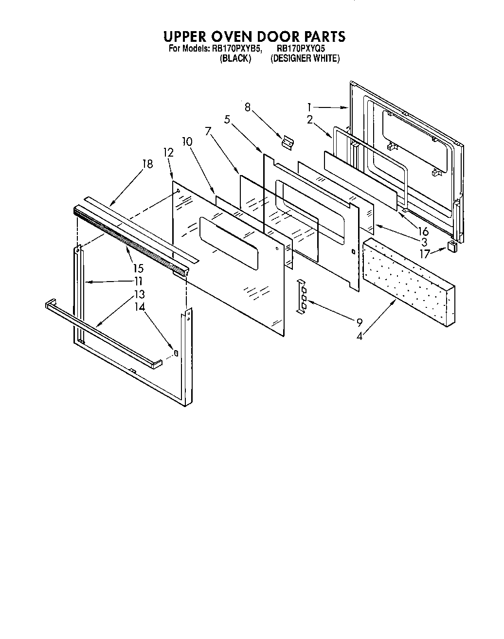 04 - UPPER OVEN DOOR