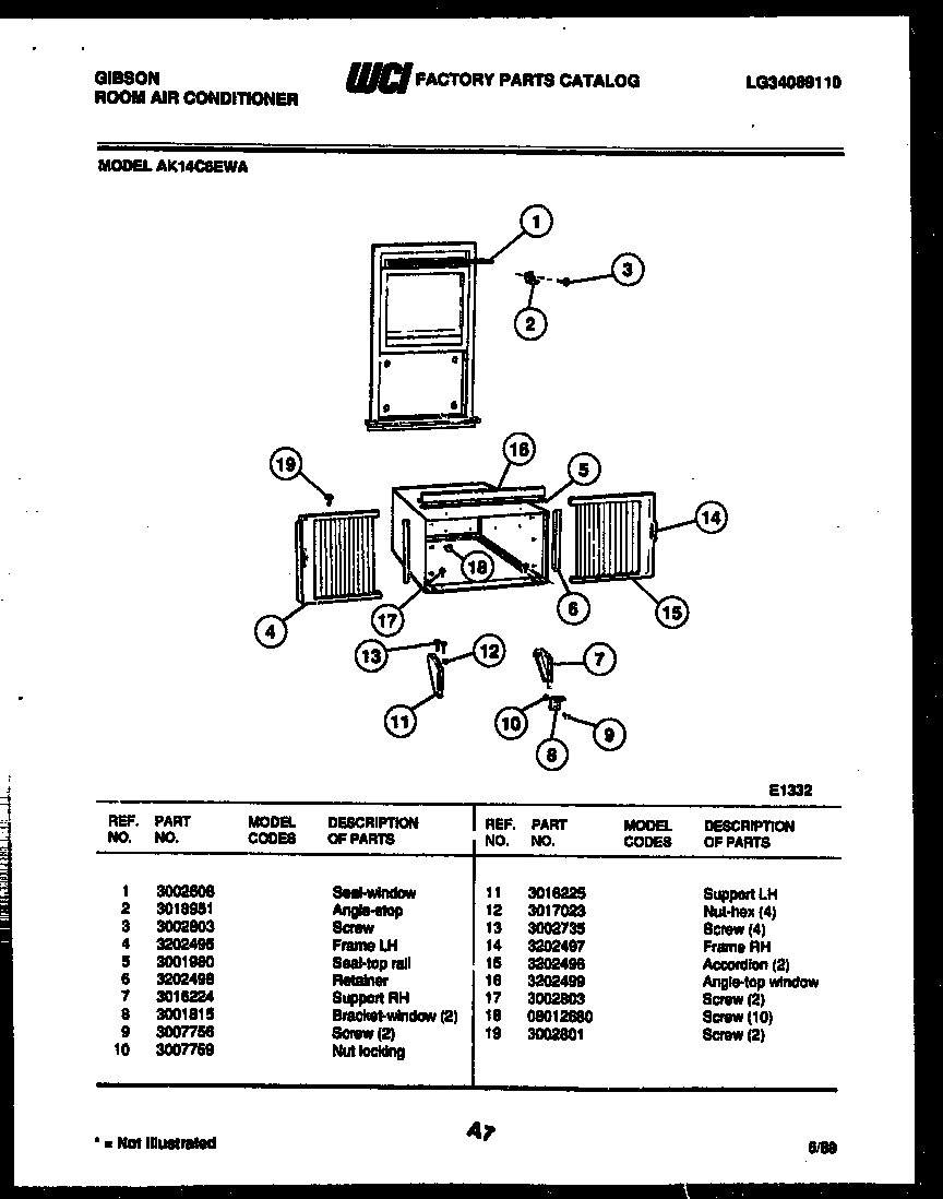 07 - CABINET AND INSTALLATION PARTS