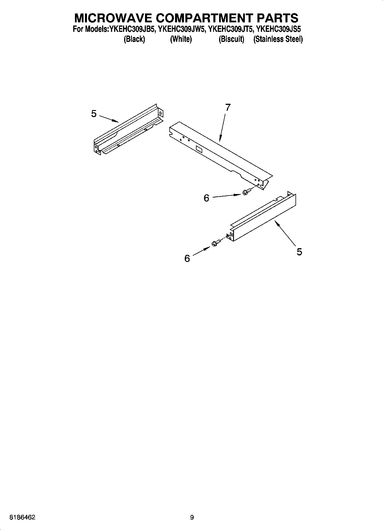 07 - MICROWAVE COMPARTMENT PARTS