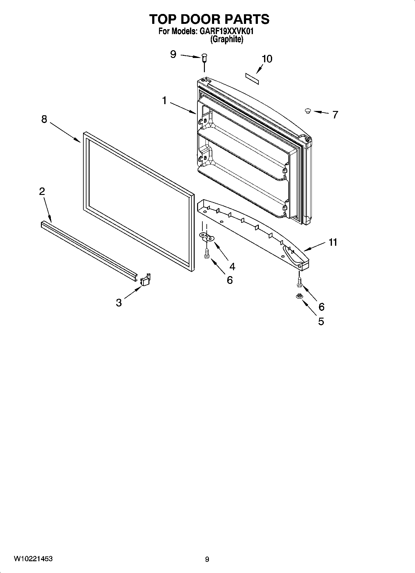 05 - TOP DOOR PARTS
