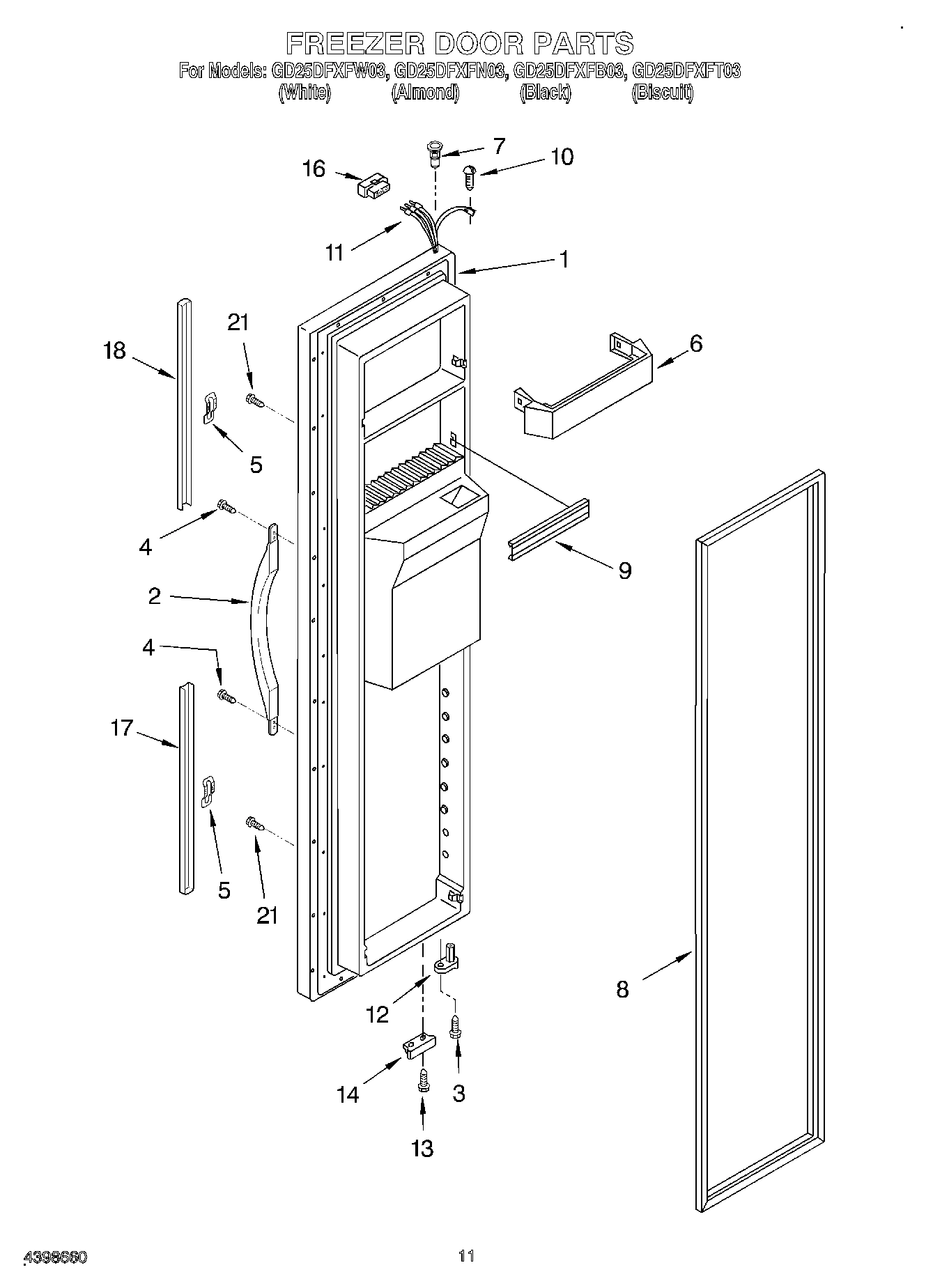 07 - FREEZER DOOR