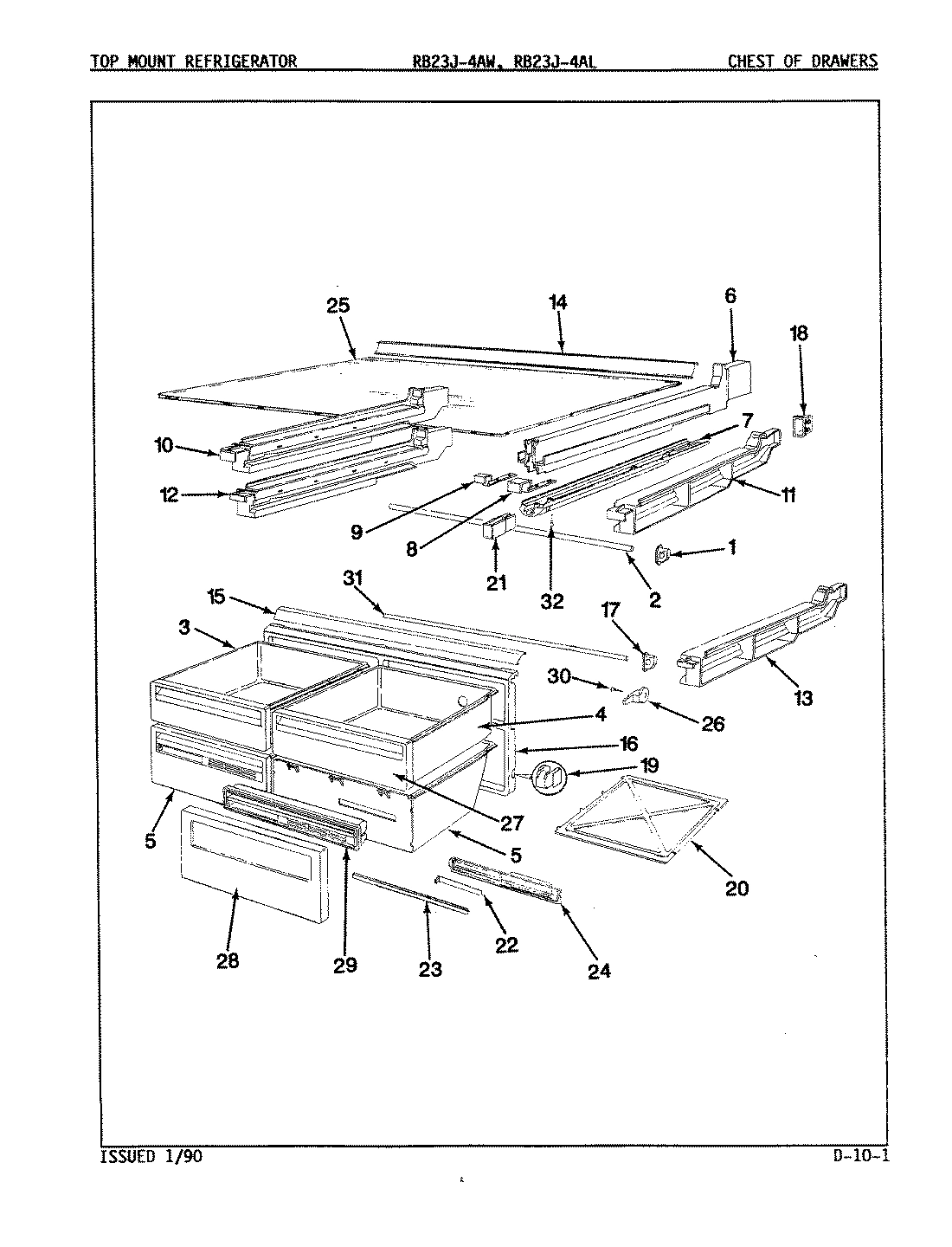 01 - CHEST OF DRAWERS