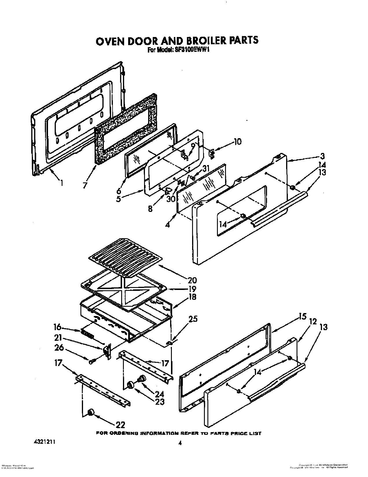 03 - OVEN DOOR AND BROILER