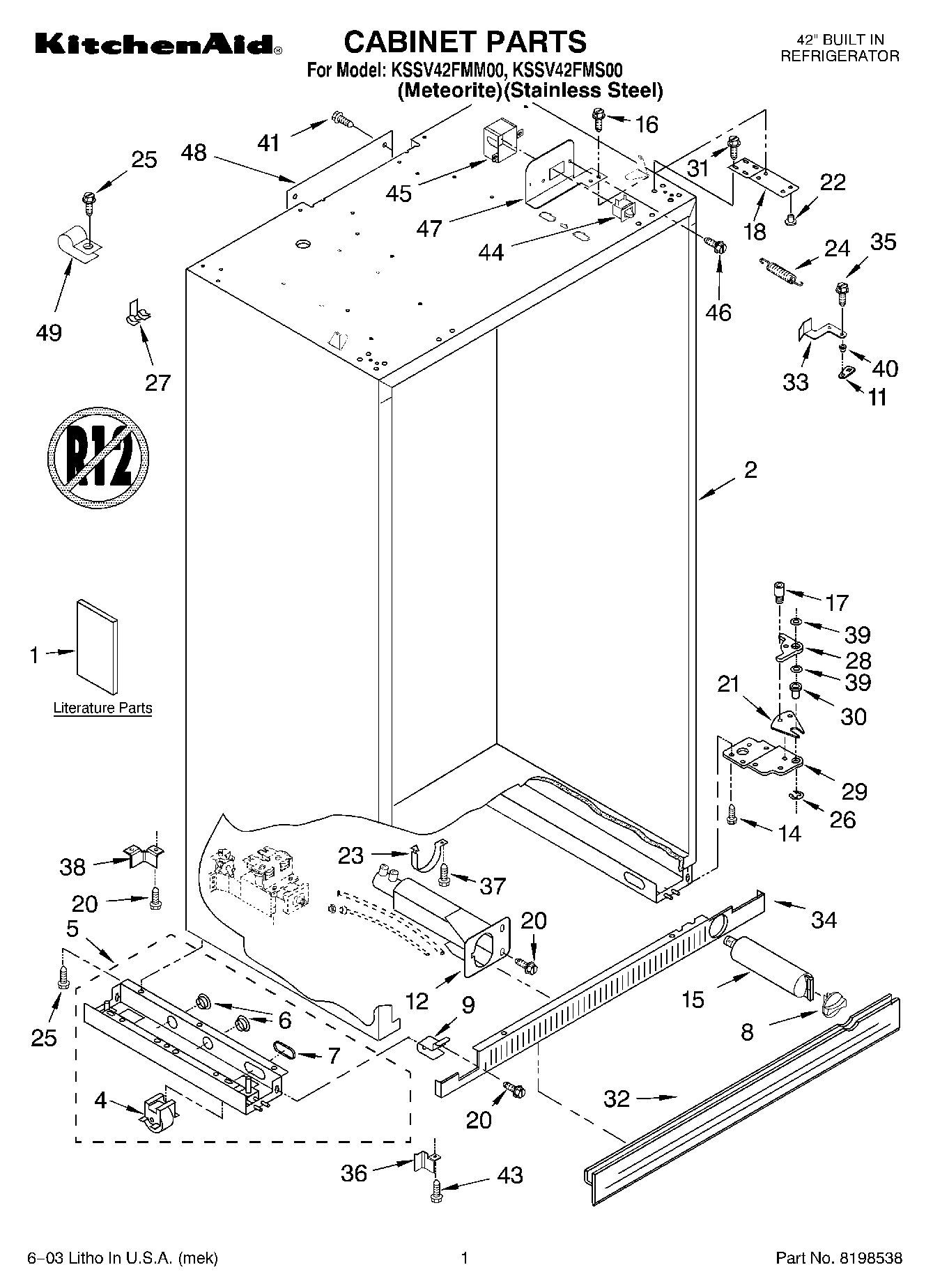 01 - CABINET PARTS