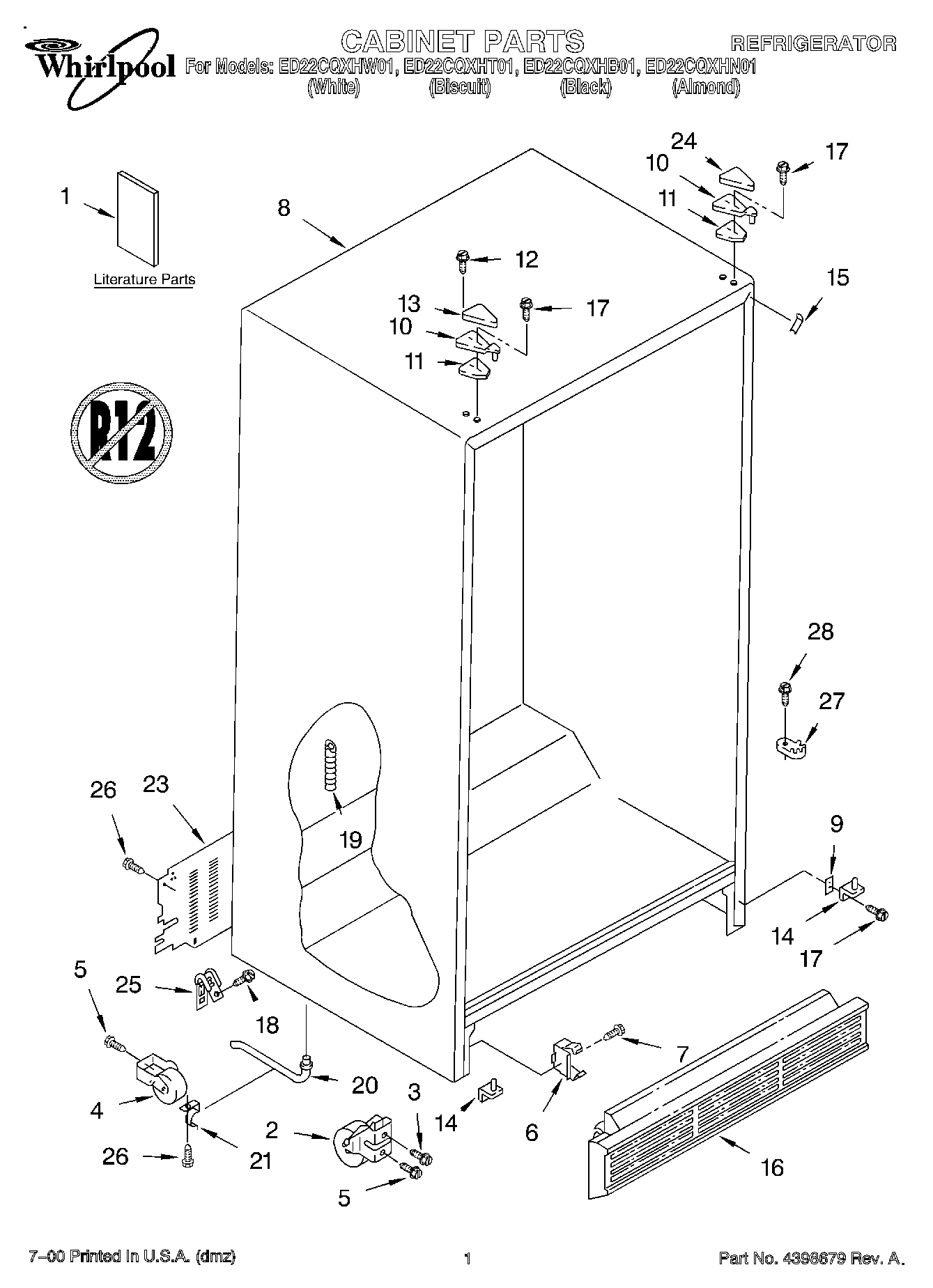 01 - CABINET, LITERATURE