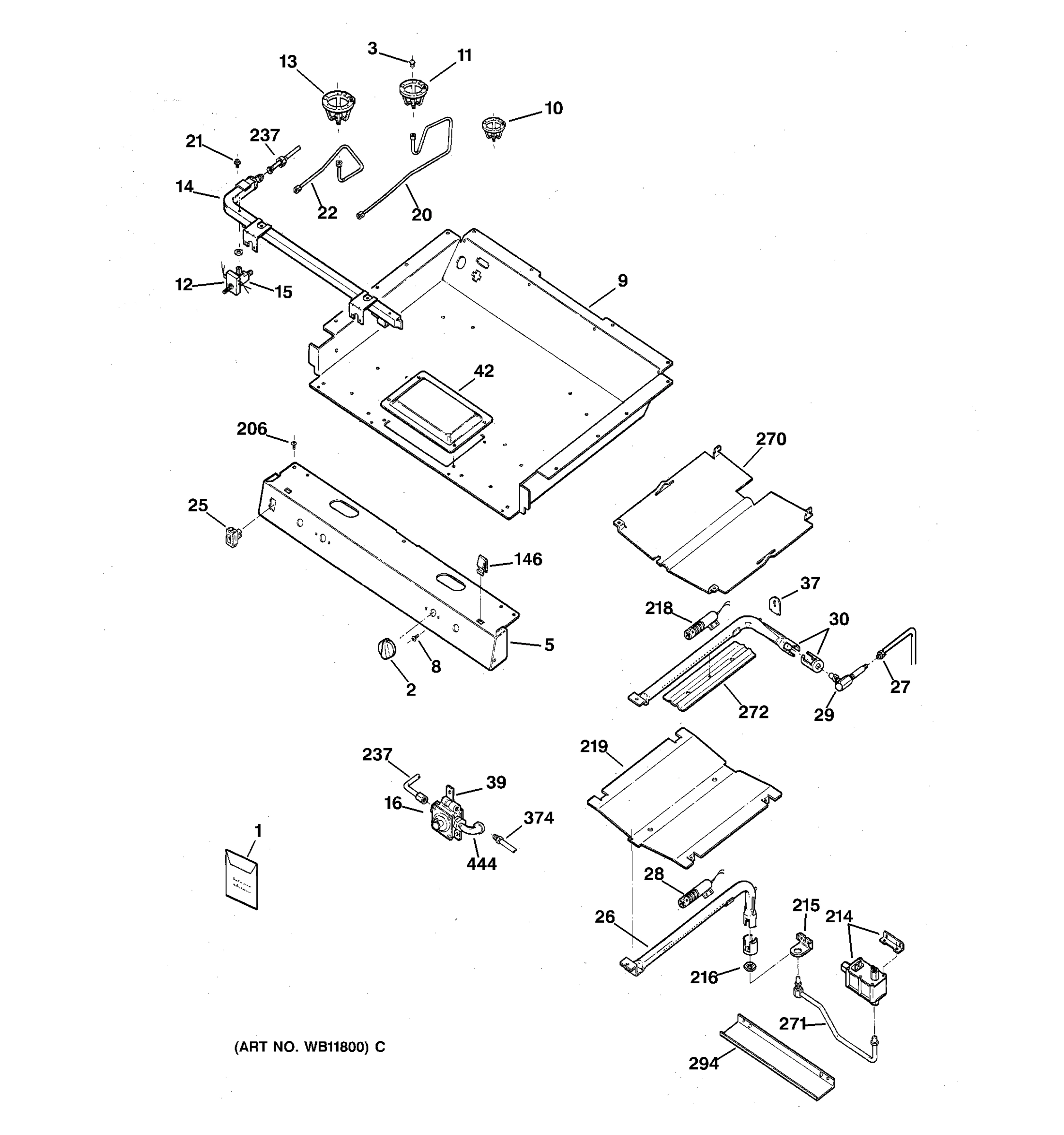 GAS BURNER PARTS