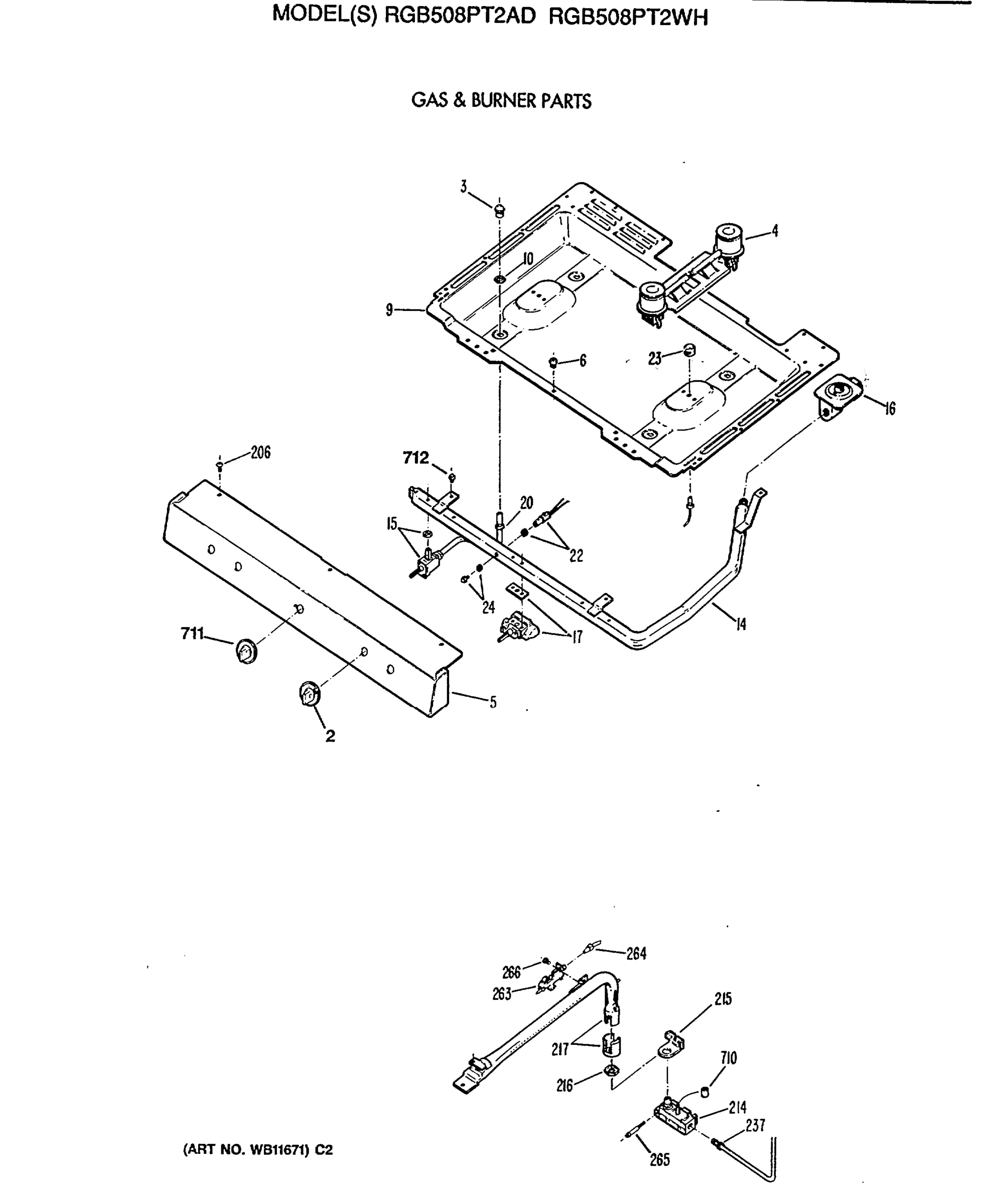 GAS & BURNER PARTS