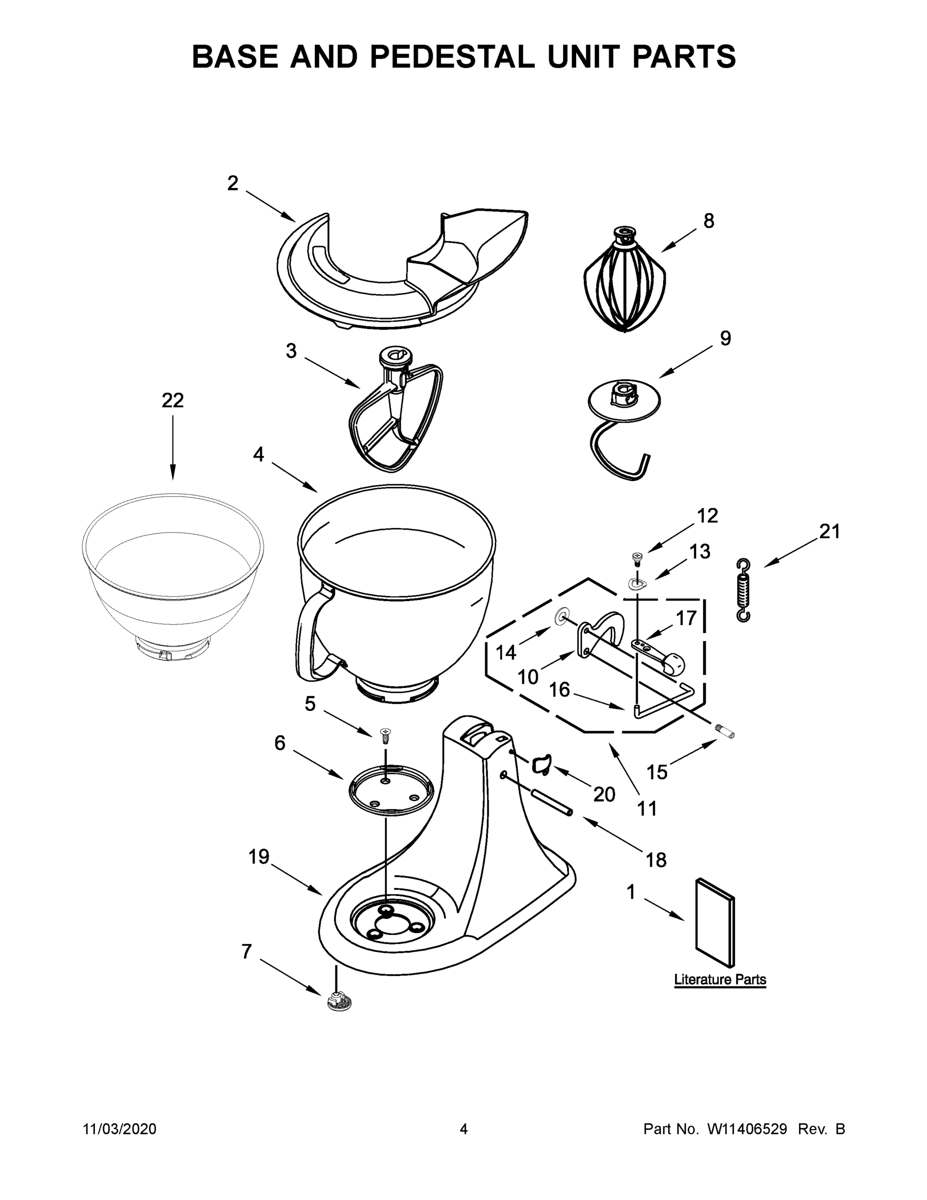 03 - BASE AND PEDESTAL UNIT PARTS