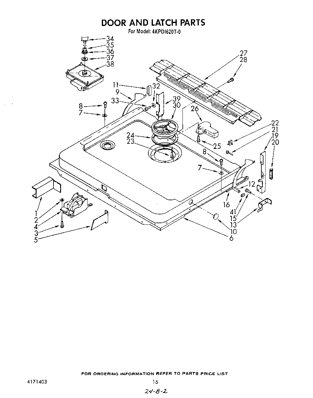13 - DOOR AND LATCH