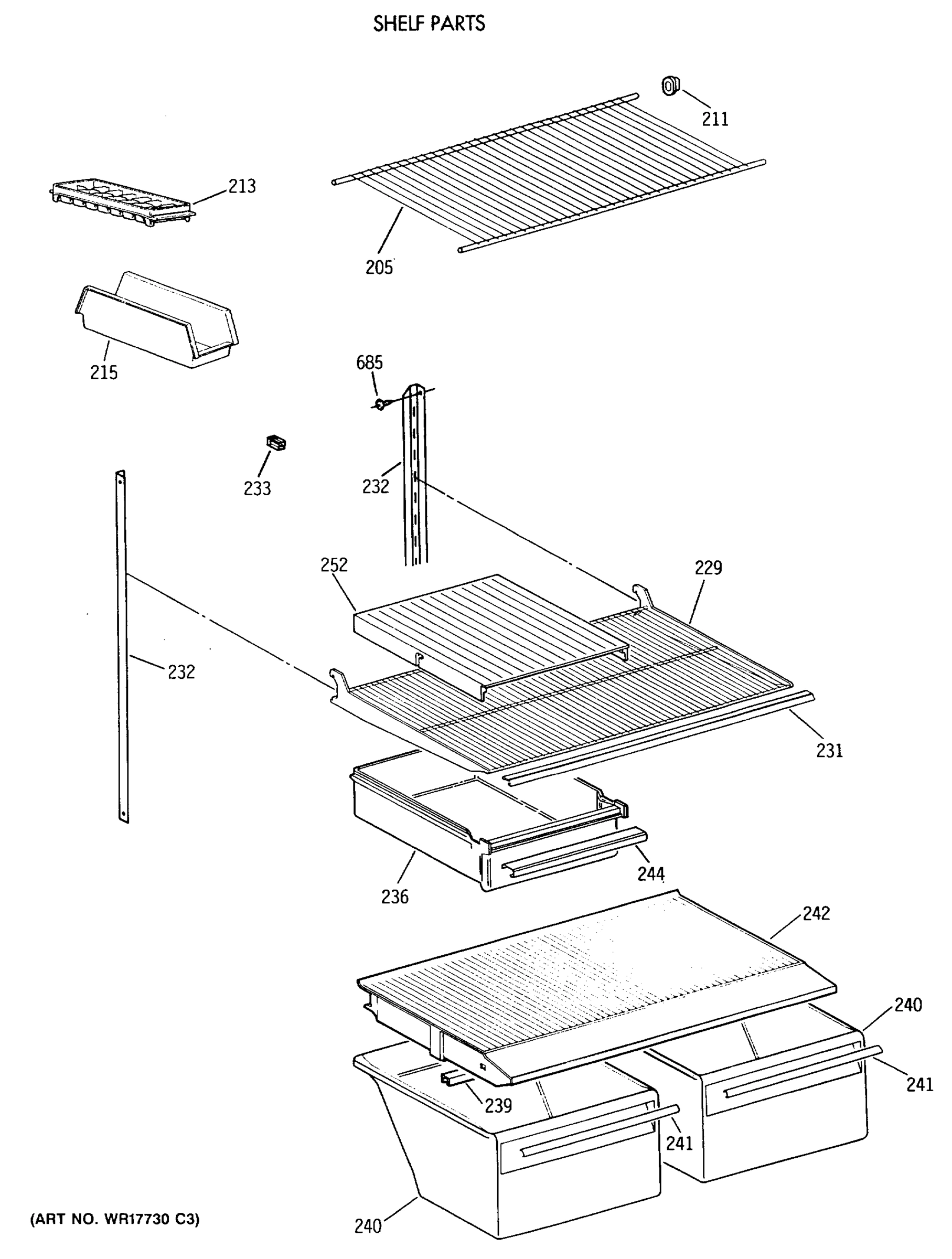 SHELF PARTS