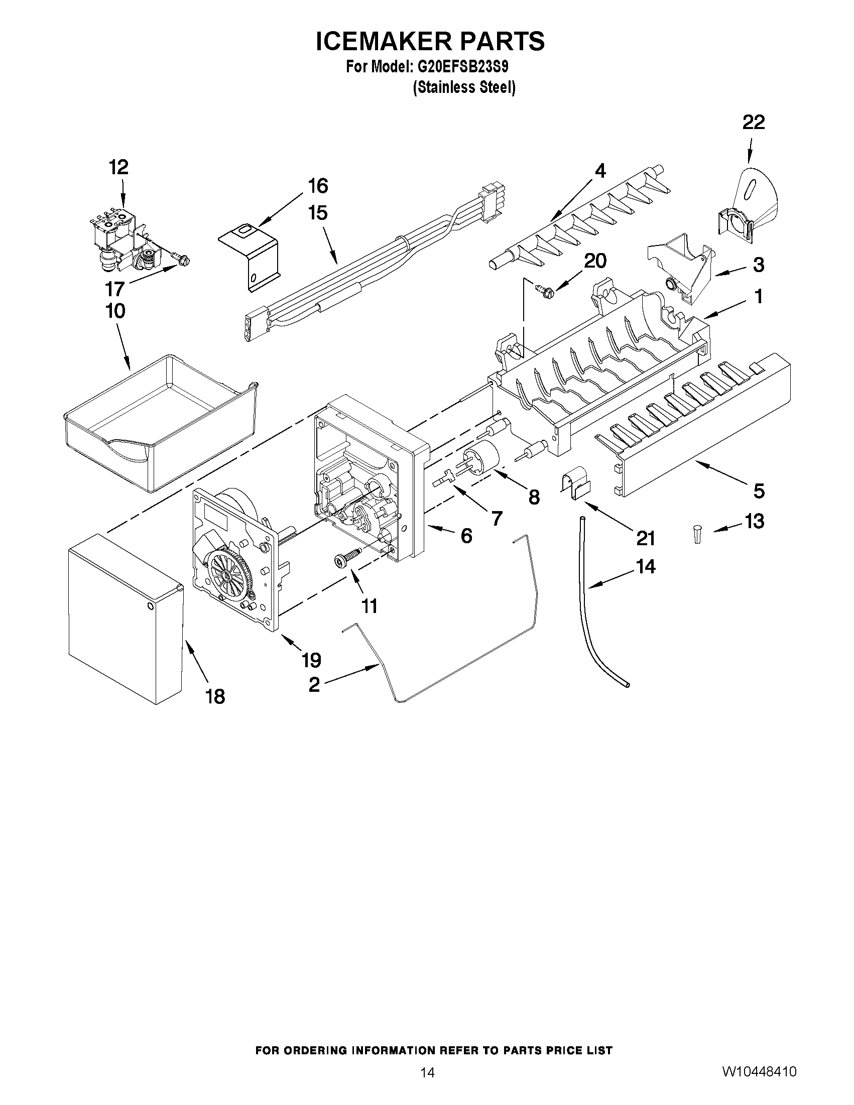 08 - ICEMAKER PARTS