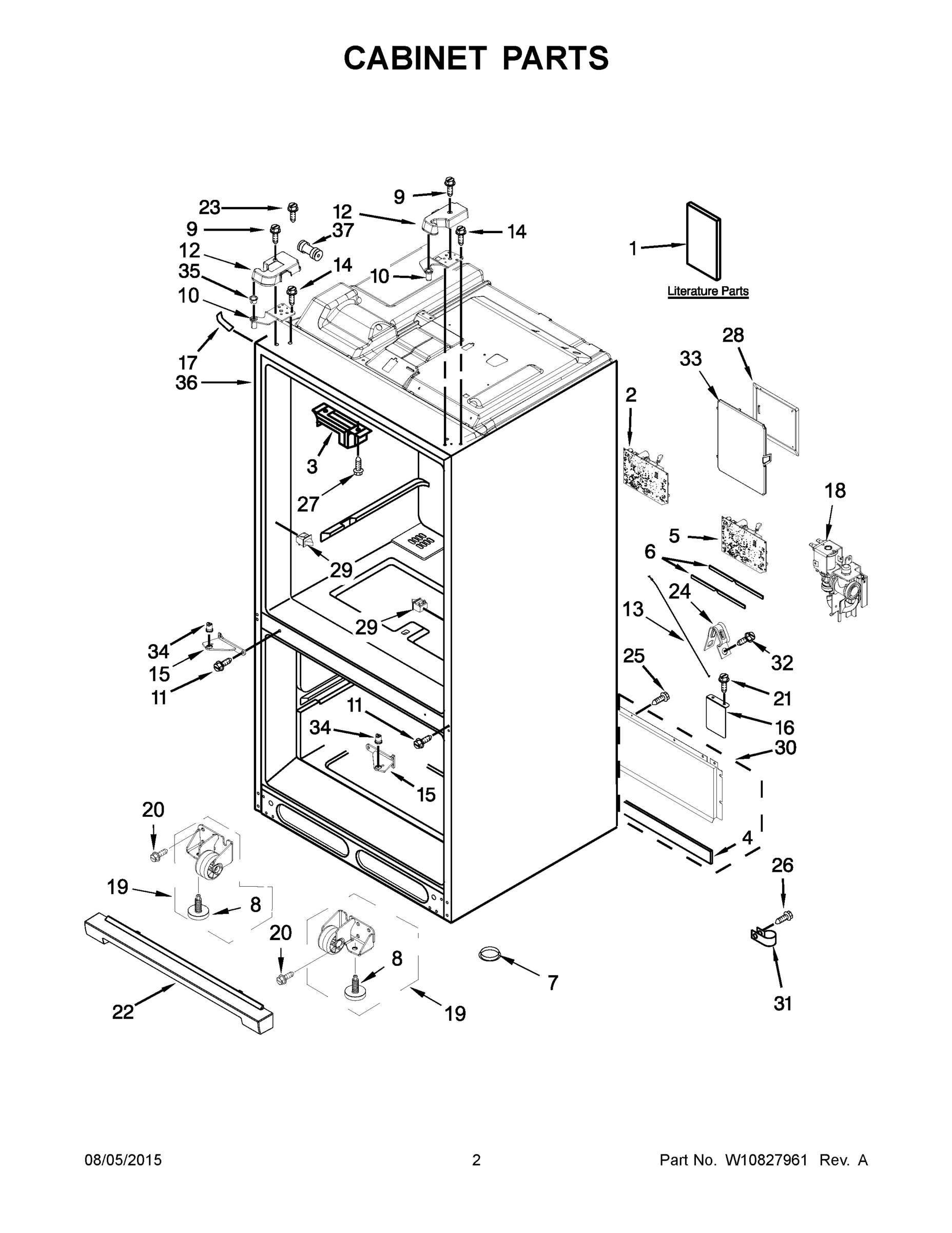 02 - CABINET PARTS