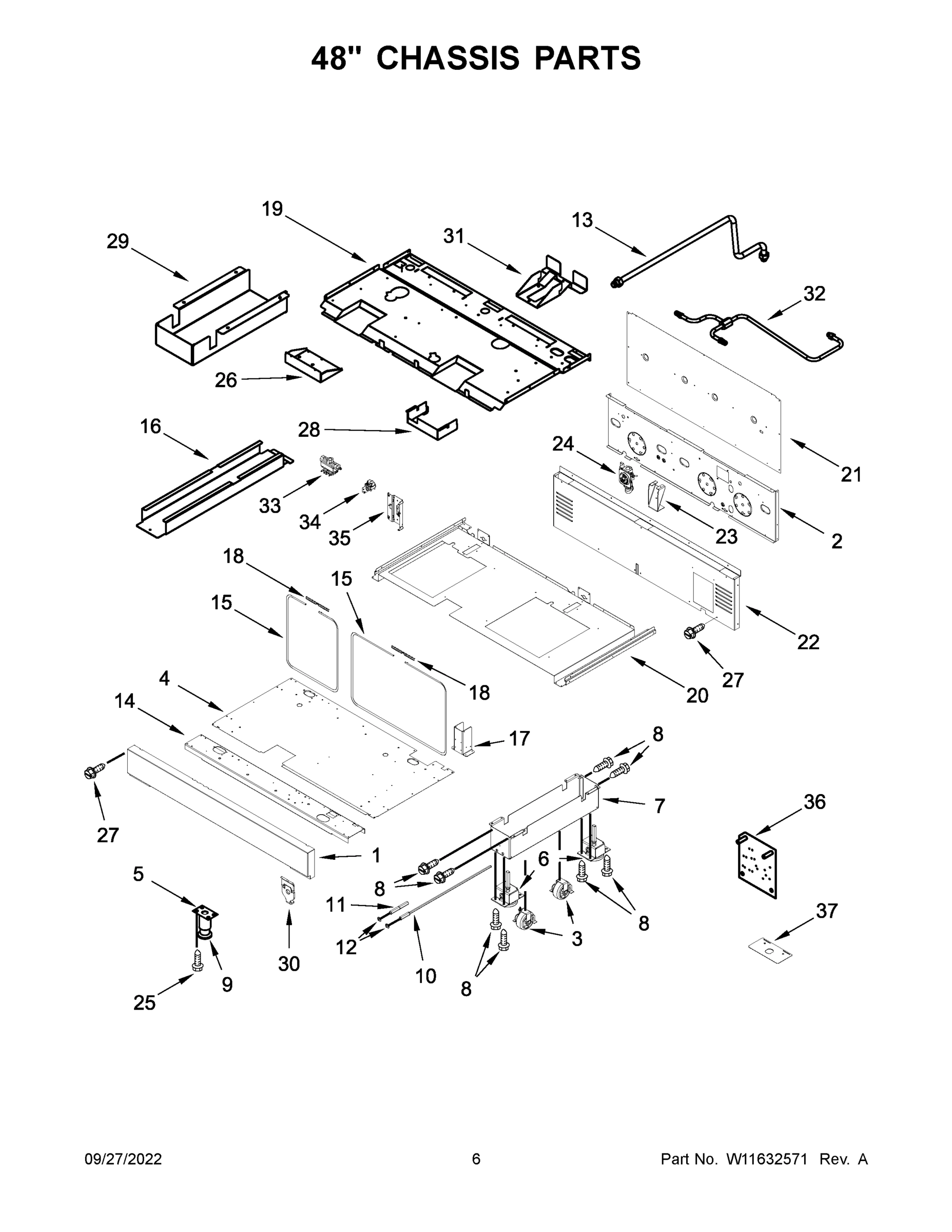 04 - 48" CHASSIS PARTS