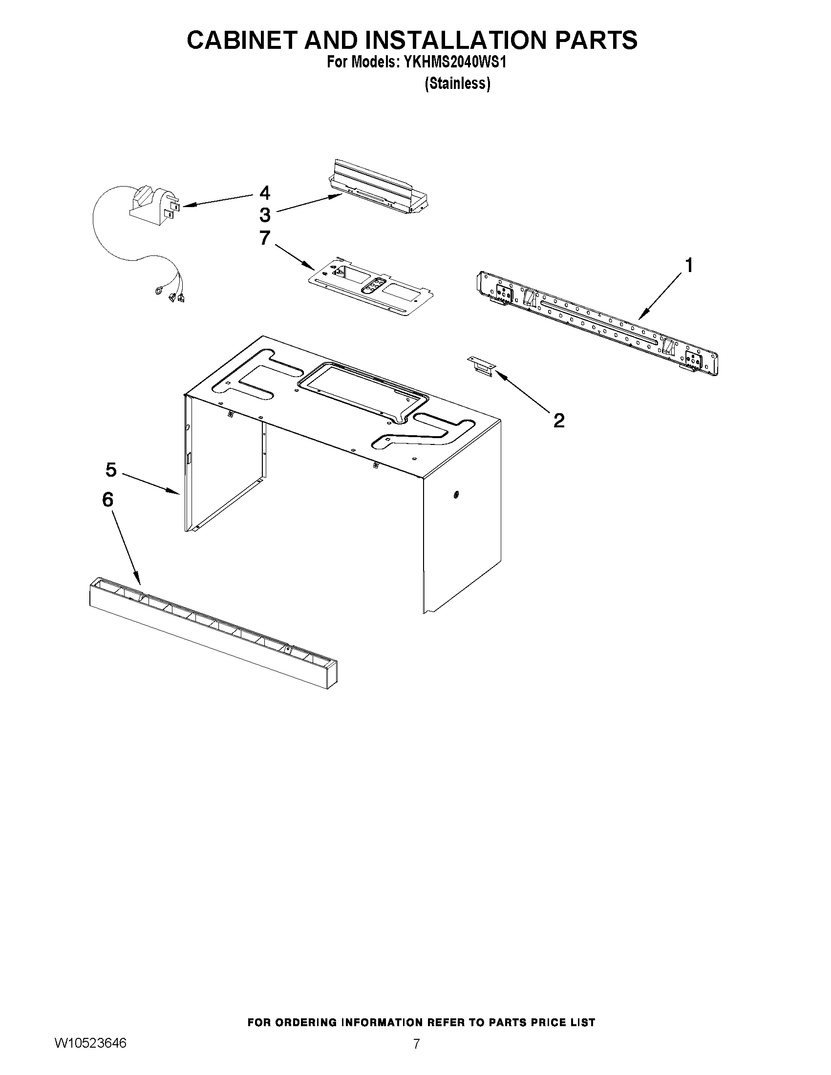 06 - CABINET AND INSTALLATION PARTS