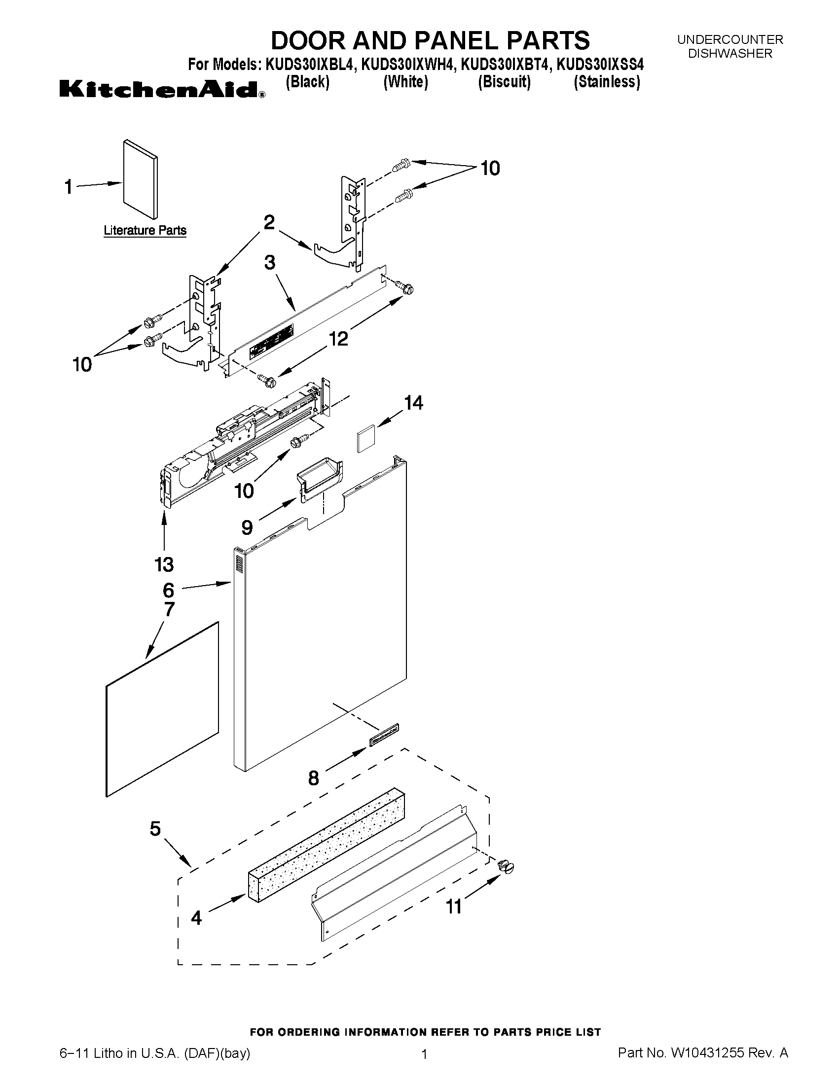 01 - DOOR AND PANEL PARTS