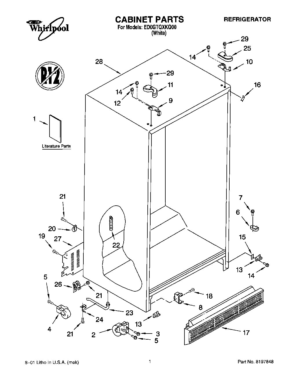 01 - CABINET, LITERATURE