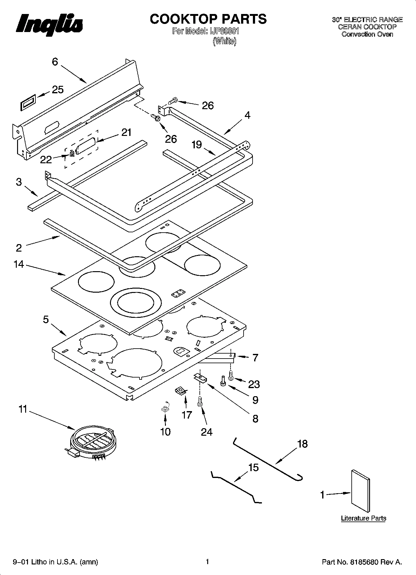 01 - COOKTOP PARTS